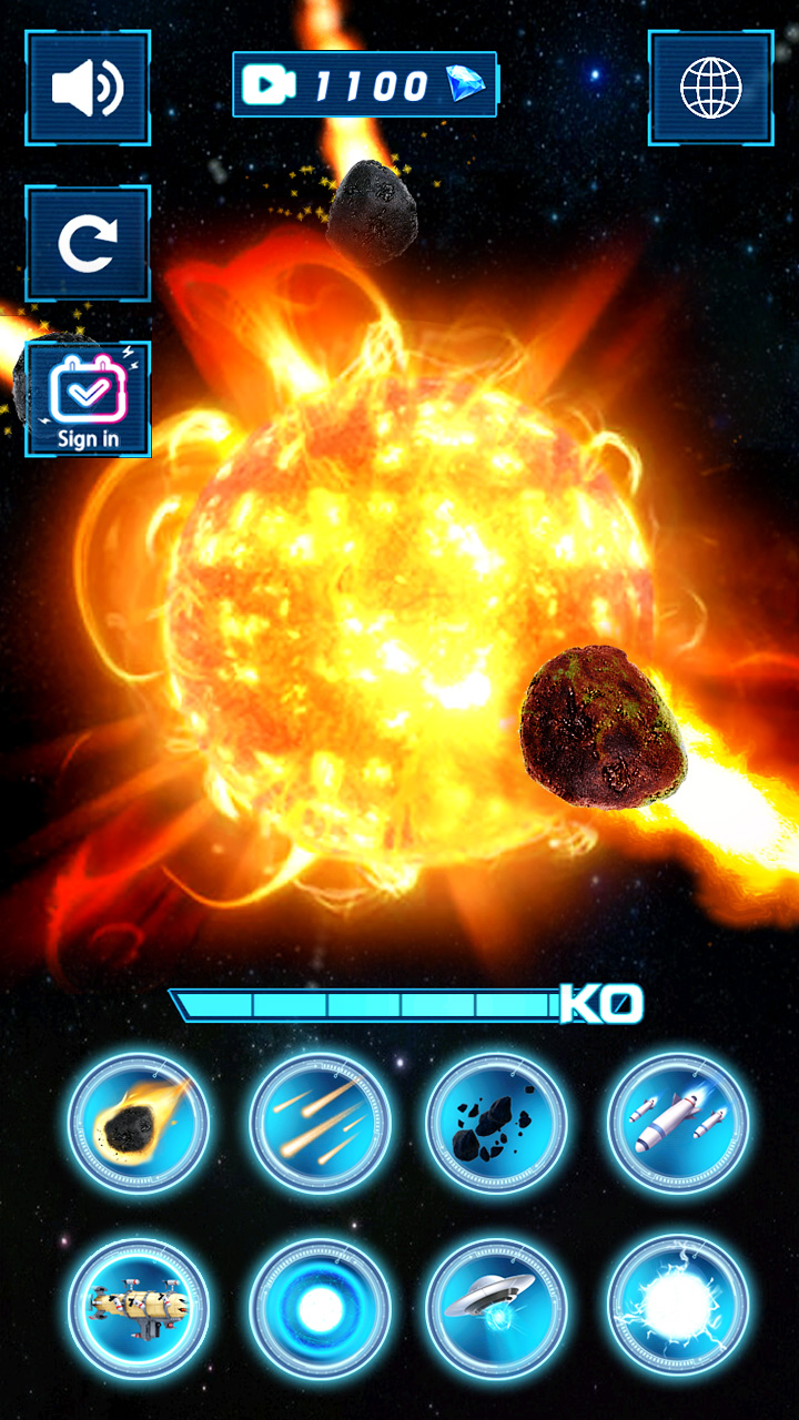 اسکرین شات 1 بازی Solar Smash Simulator- Planet Destroyer