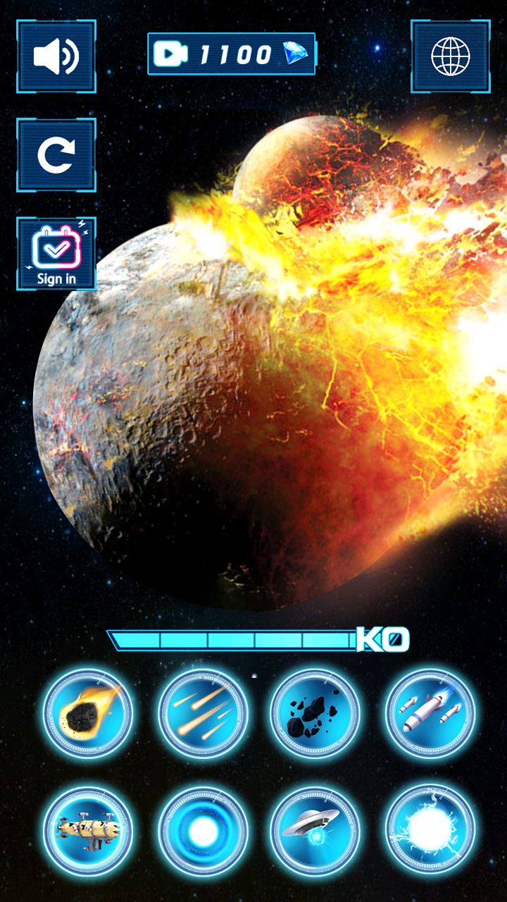 اسکرین شات 4 بازی Solar Smash Simulator- Planet Destroyer