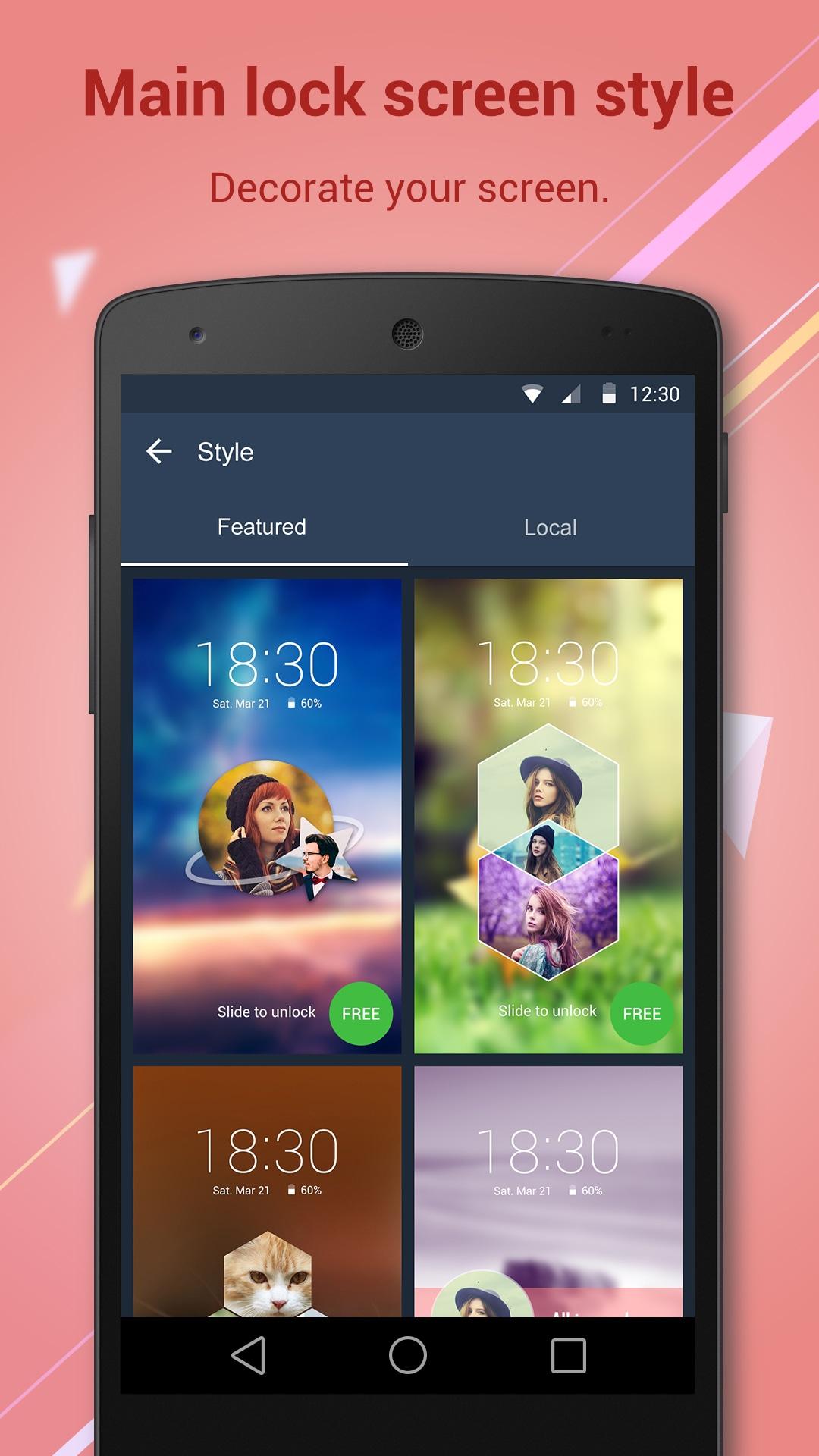 اسکرین شات 2 برنامه Solo Locker (DIY Locker)