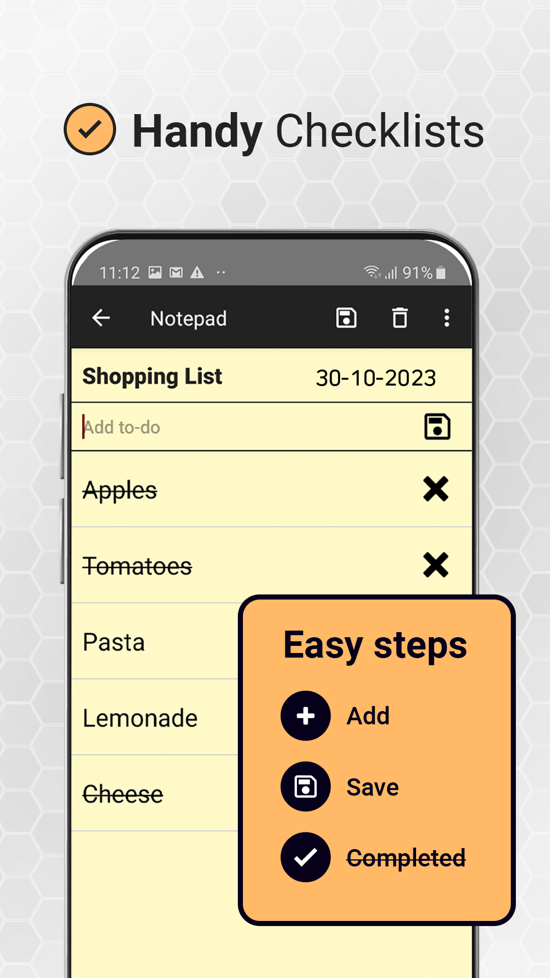 اسکرین شات 5 برنامه Notepad – Notes and To Do List