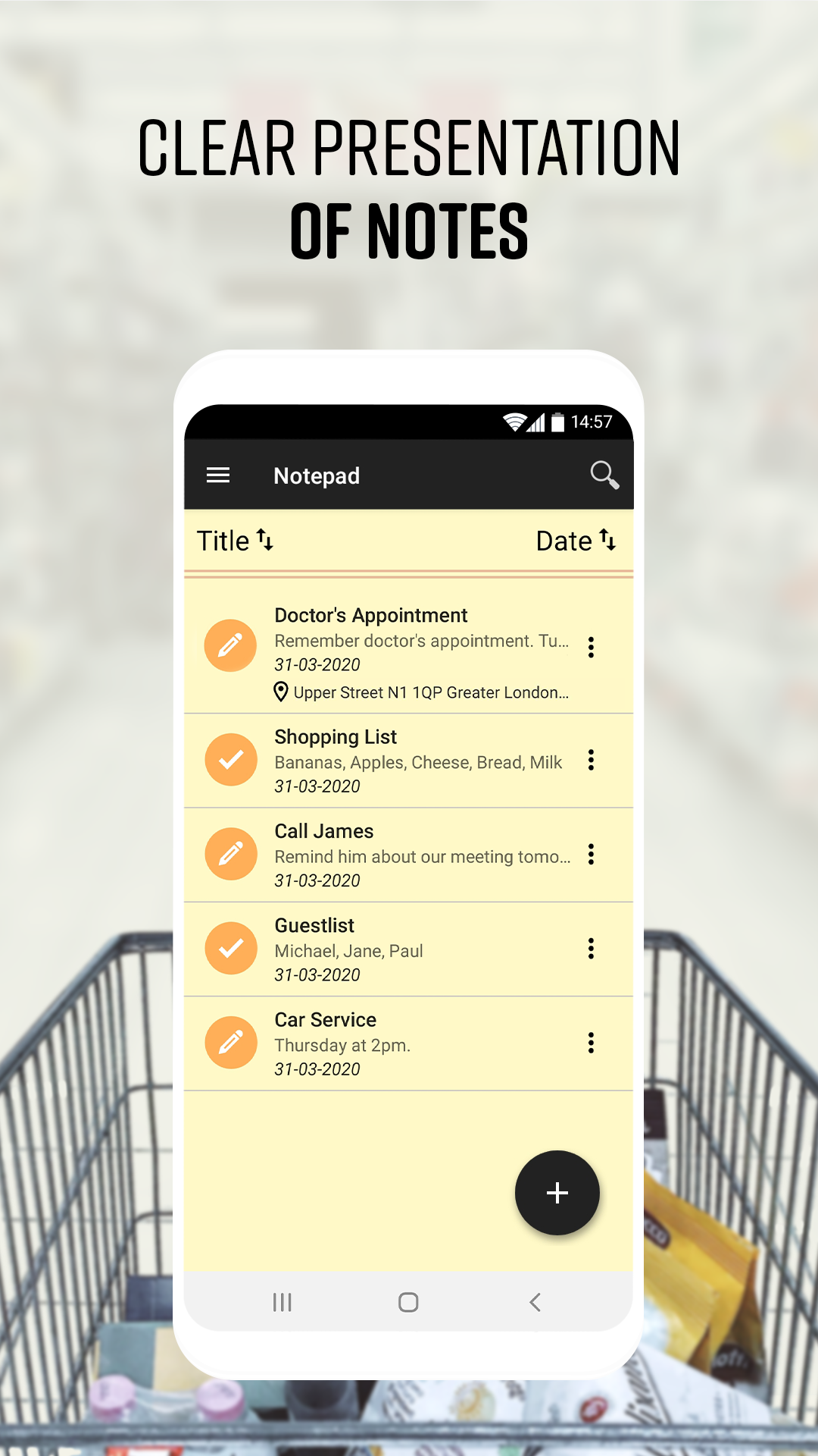اسکرین شات 2 برنامه Notepad – Notes and To Do List