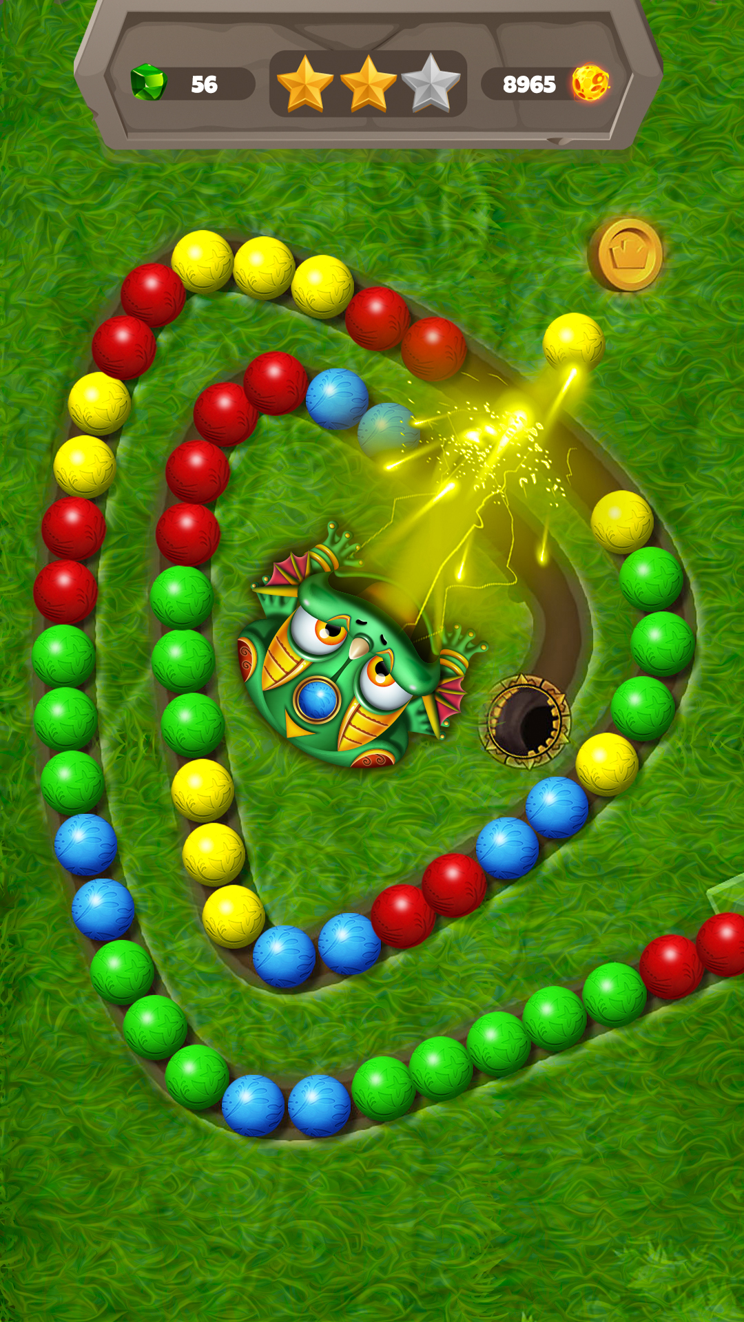اسکرین شات 3 بازی Marble Bubbles: Blast Pop Game