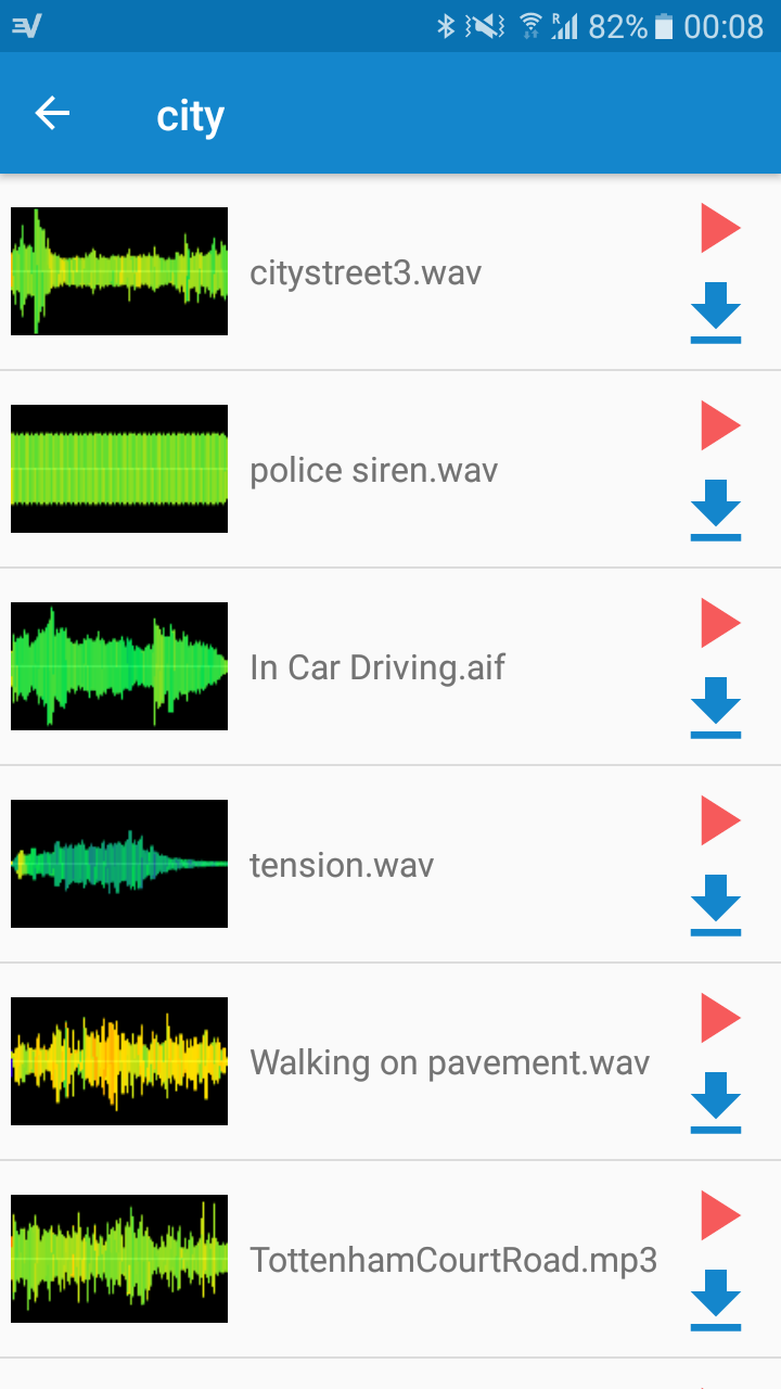 اسکرین شات 1 برنامه Zuzu - Sound & Music Effects