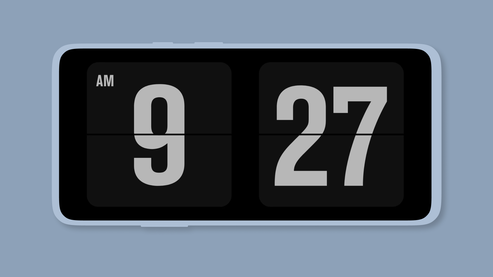 اسکرین شات 2 برنامه Fliqlo - Flip Clock - Clock