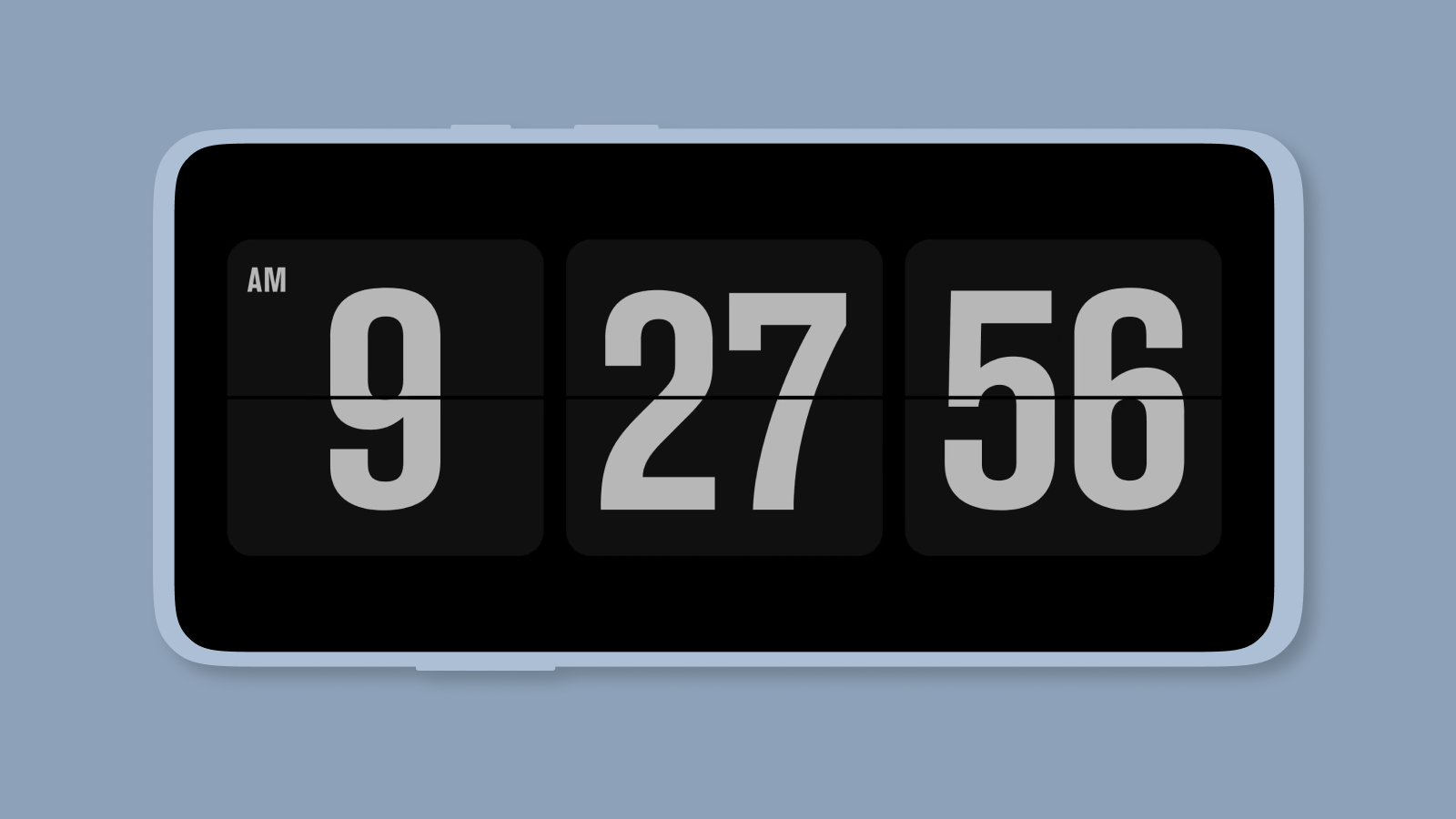 اسکرین شات 1 برنامه Fliqlo - Flip Clock - Clock