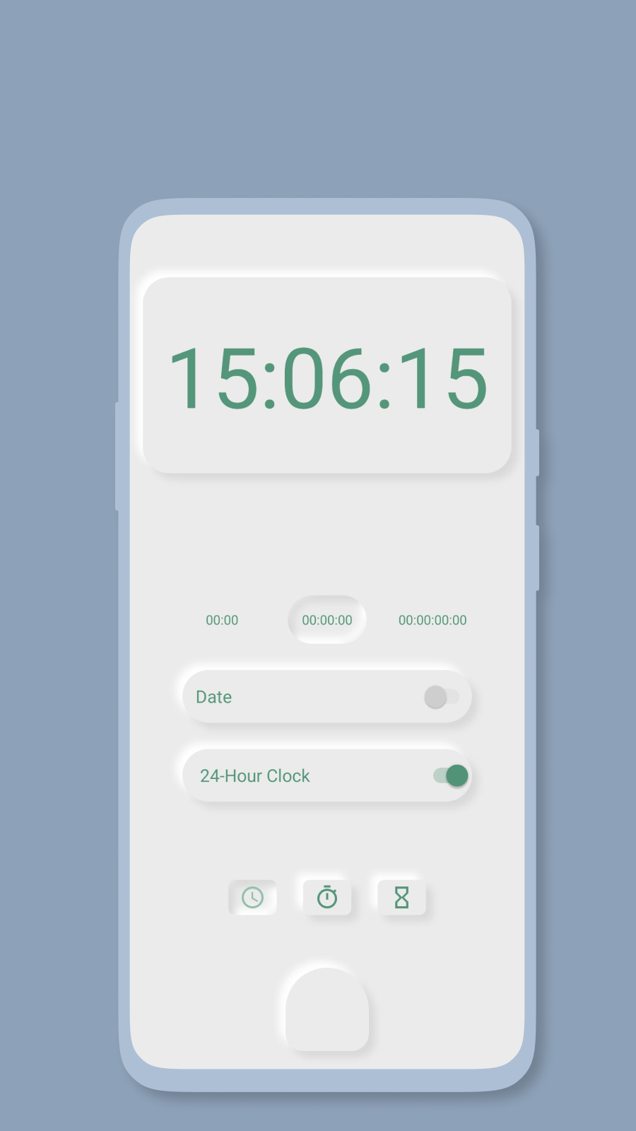 اسکرین شات 1 برنامه Floating Clock-Timer&Stopwatch
