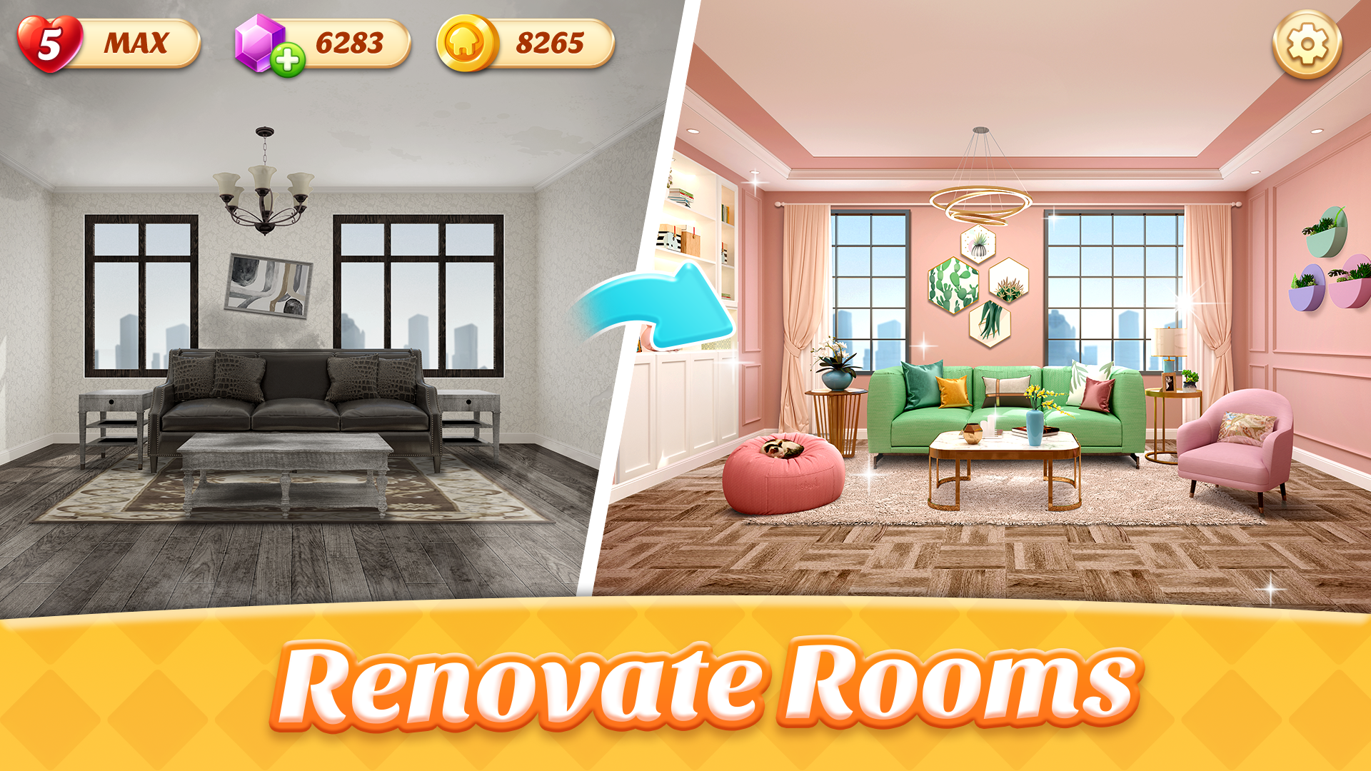 اسکرین شات 1 بازی Space Decor:Dream Home Design