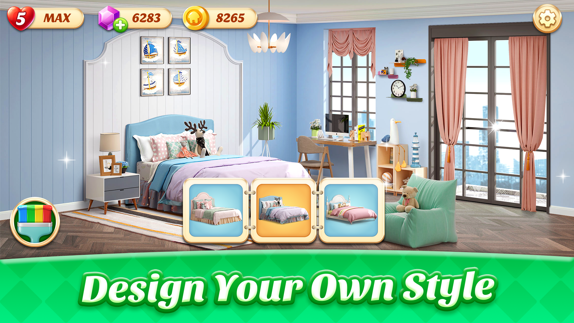 اسکرین شات 2 بازی Space Decor:Dream Home Design