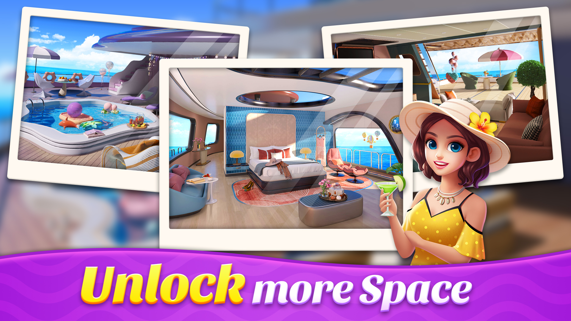 اسکرین شات 4 بازی Space Decor : Luxury Yacht