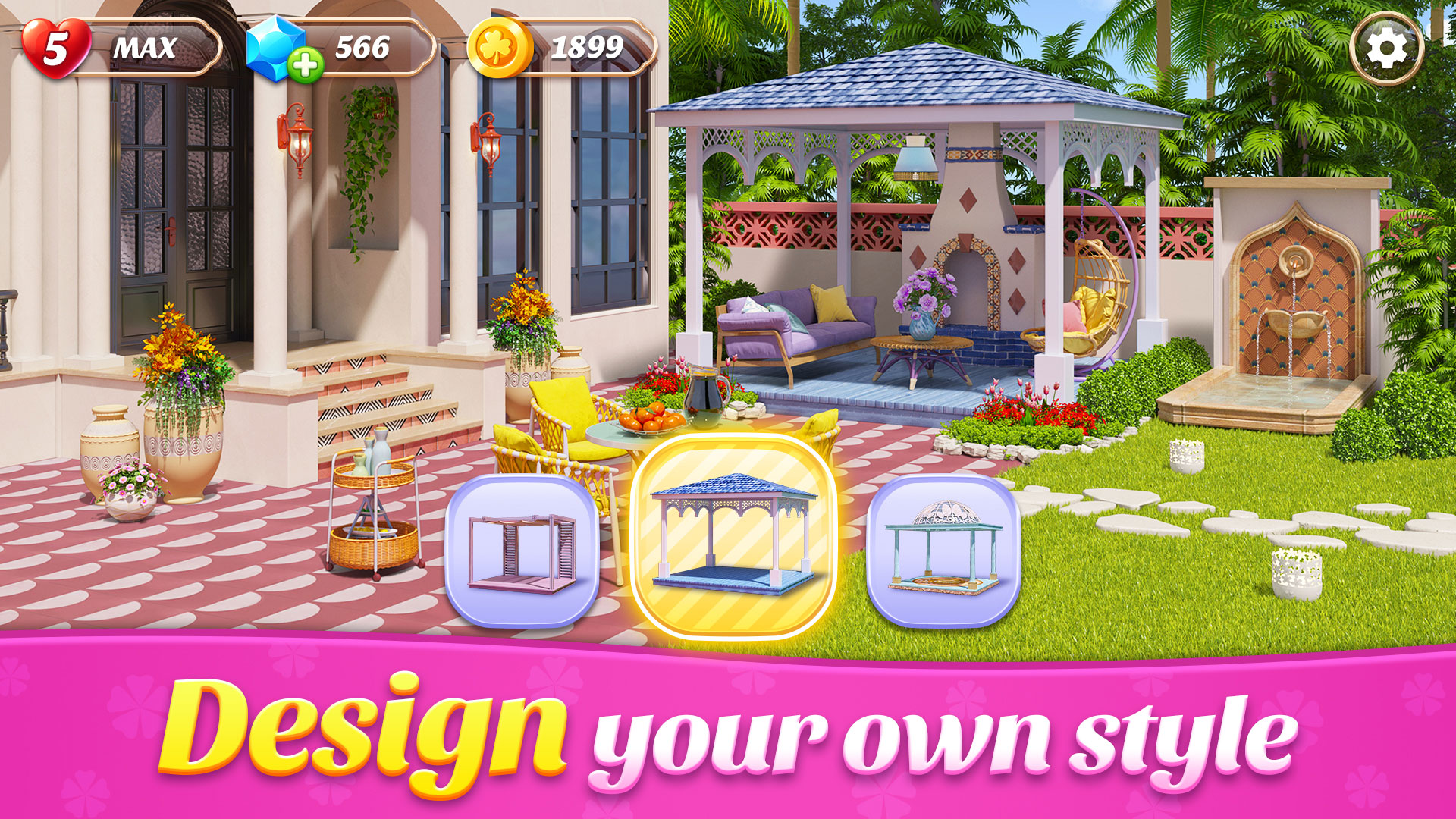 اسکرین شات 2 بازی Space Decor : Villa