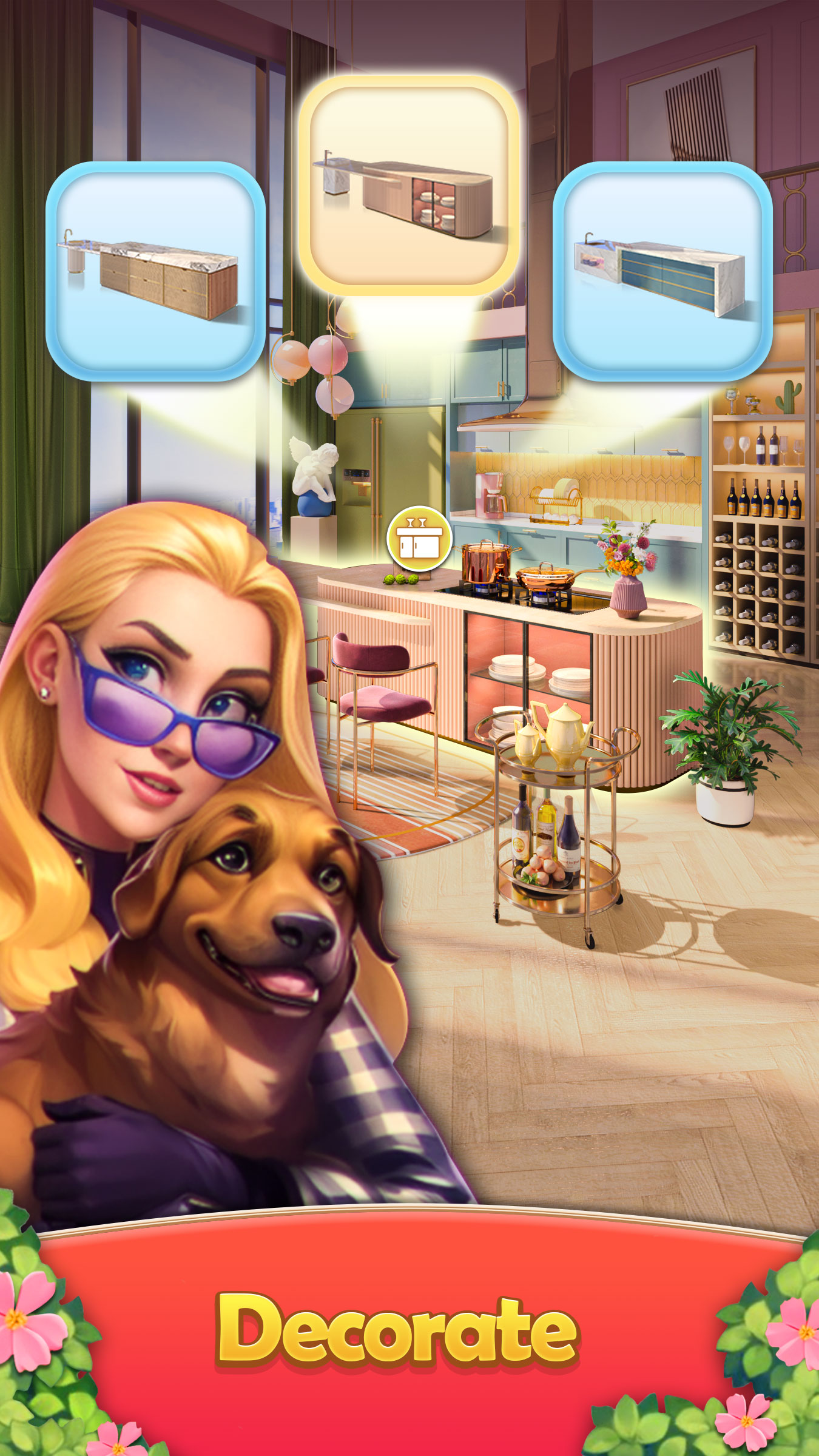 اسکرین شات 3 بازی Merge Room : Decor Fusion