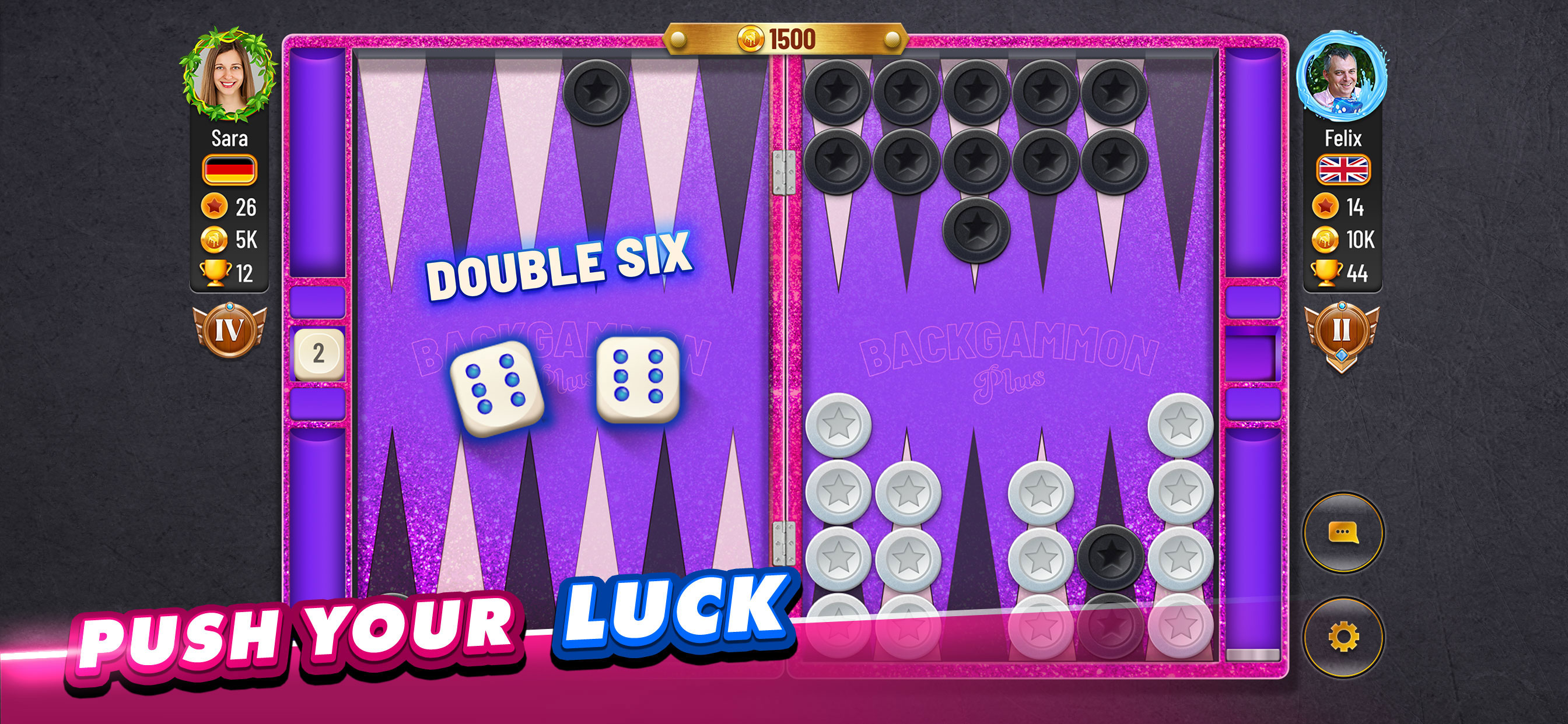 اسکرین شات 4 بازی Backgammon Plus - Board Game