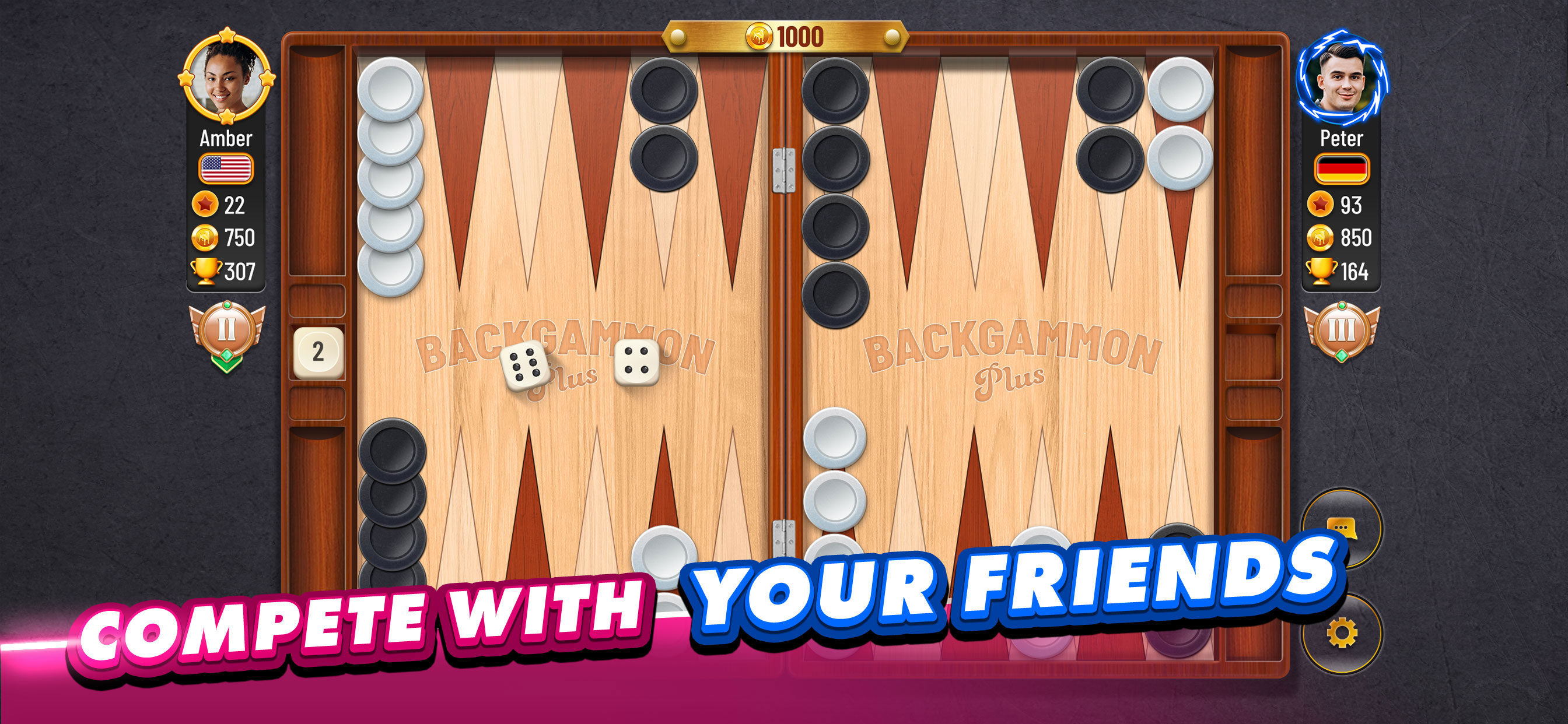 اسکرین شات 2 بازی Backgammon Plus - Board Game