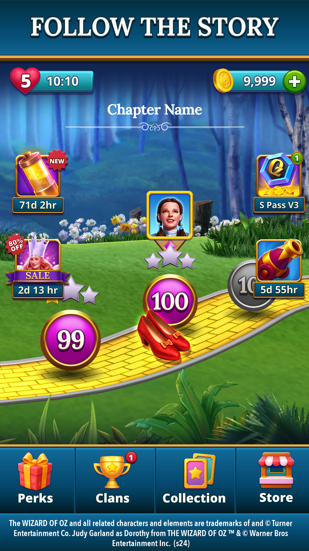 اسکرین شات 3 بازی The Wizard of Oz Magic Match 3