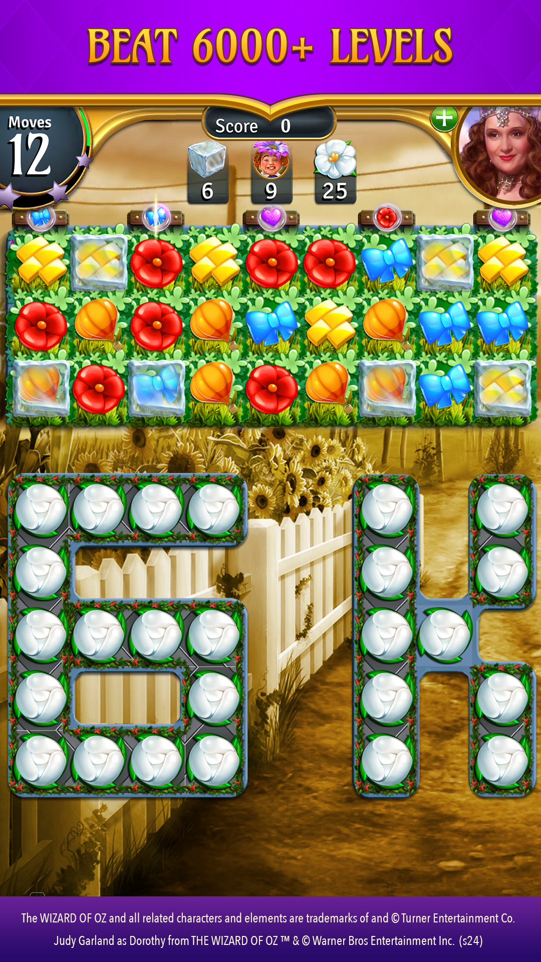 اسکرین شات 5 بازی The Wizard of Oz Magic Match 3