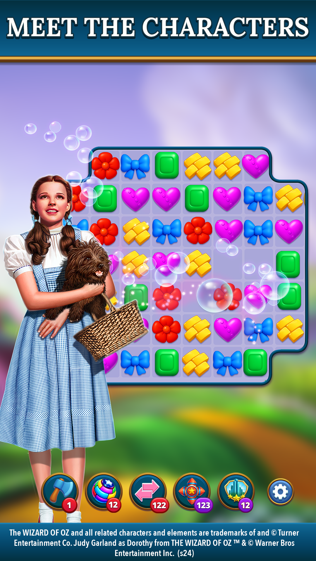 اسکرین شات 4 بازی The Wizard of Oz Magic Match 3