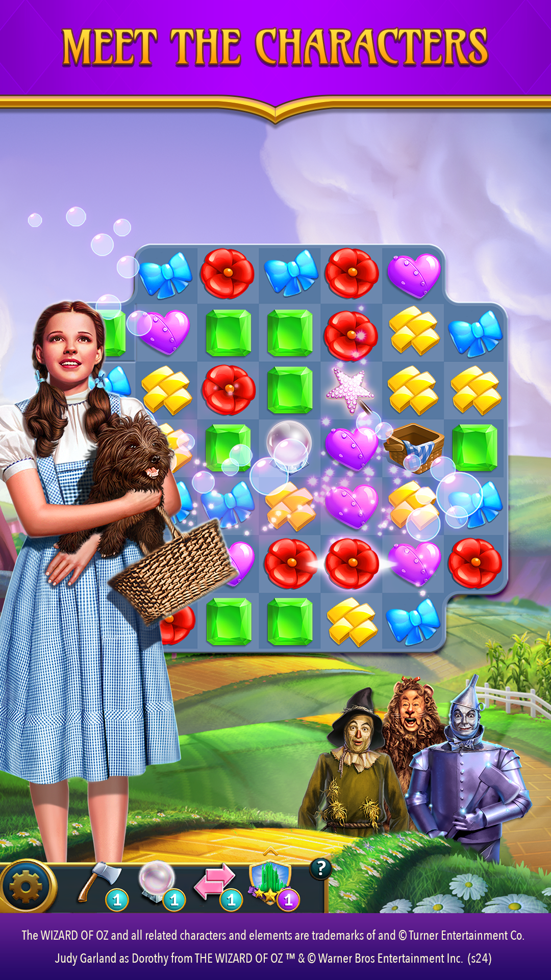 اسکرین شات 4 بازی The Wizard of Oz Magic Match 3