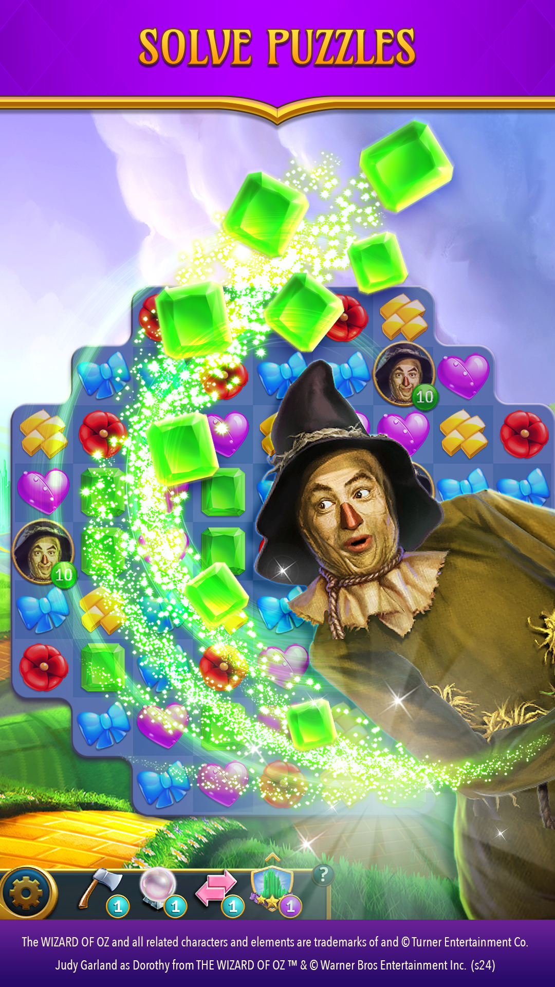 اسکرین شات 2 بازی The Wizard of Oz Magic Match 3