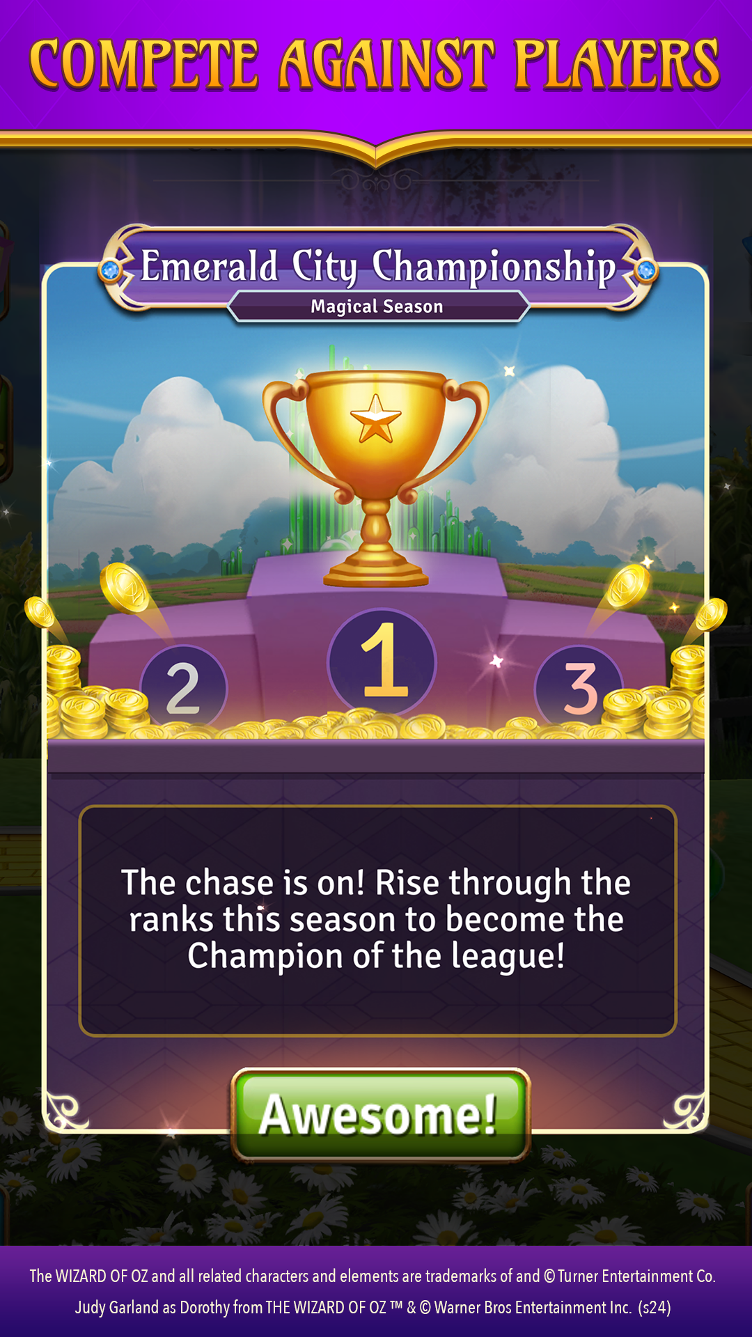 اسکرین شات 6 بازی The Wizard of Oz Magic Match 3