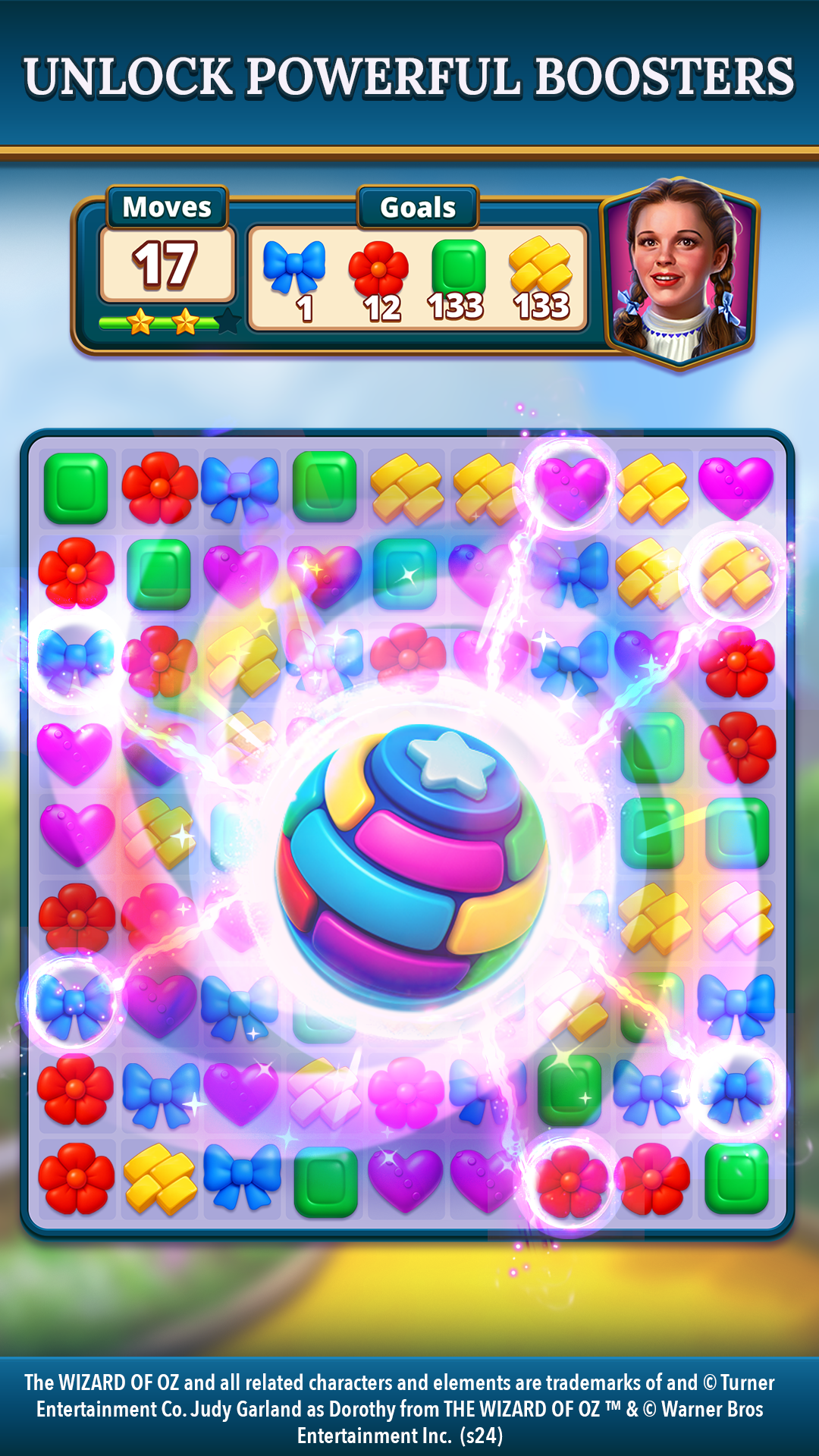 اسکرین شات 6 بازی The Wizard of Oz Magic Match 3