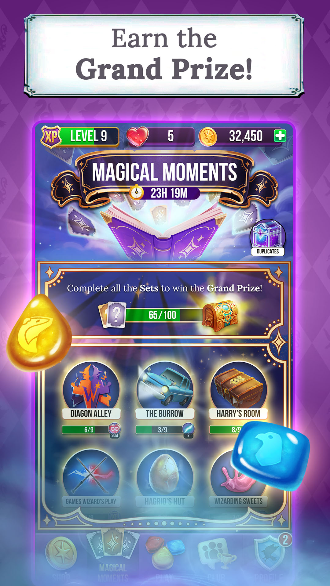 اسکرین شات 2 بازی Harry Potter: Puzzles & Spells