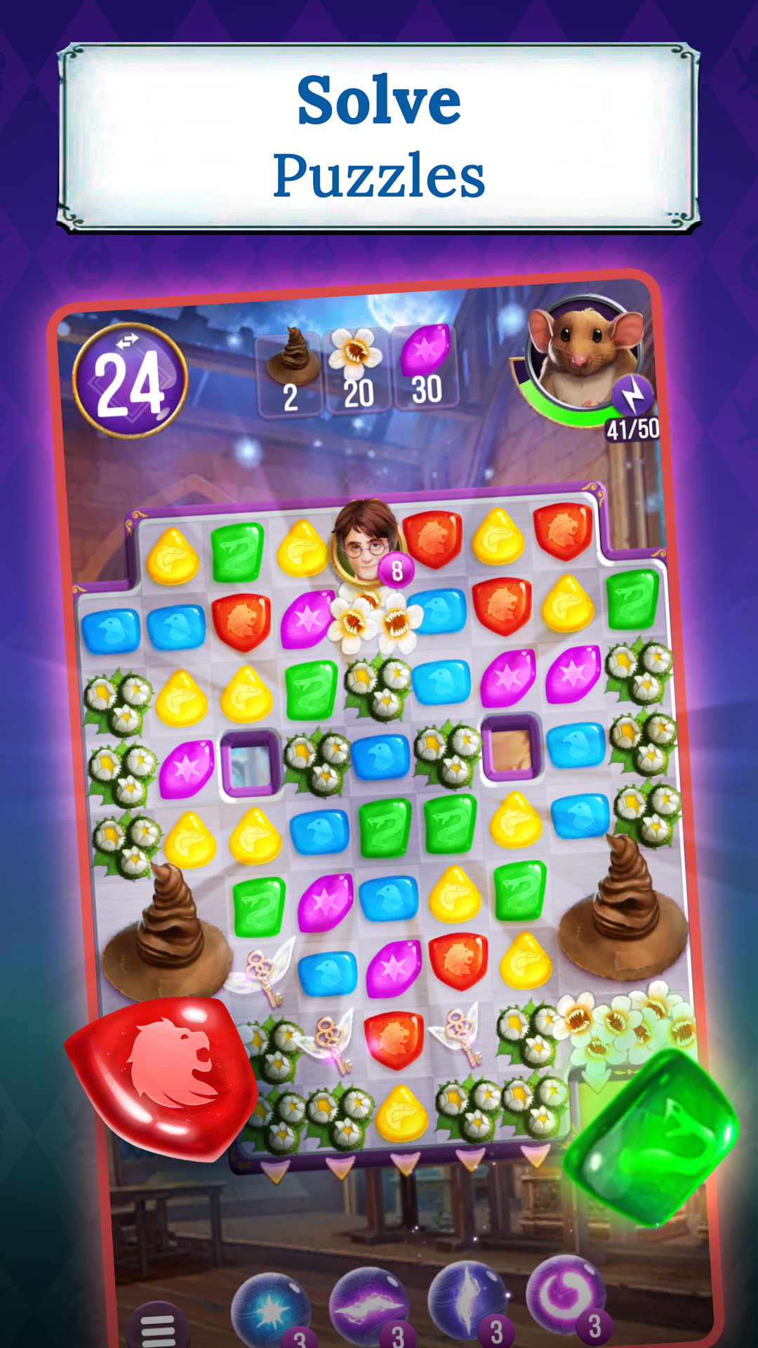 اسکرین شات 2 بازی Harry Potter: Puzzles & Spells