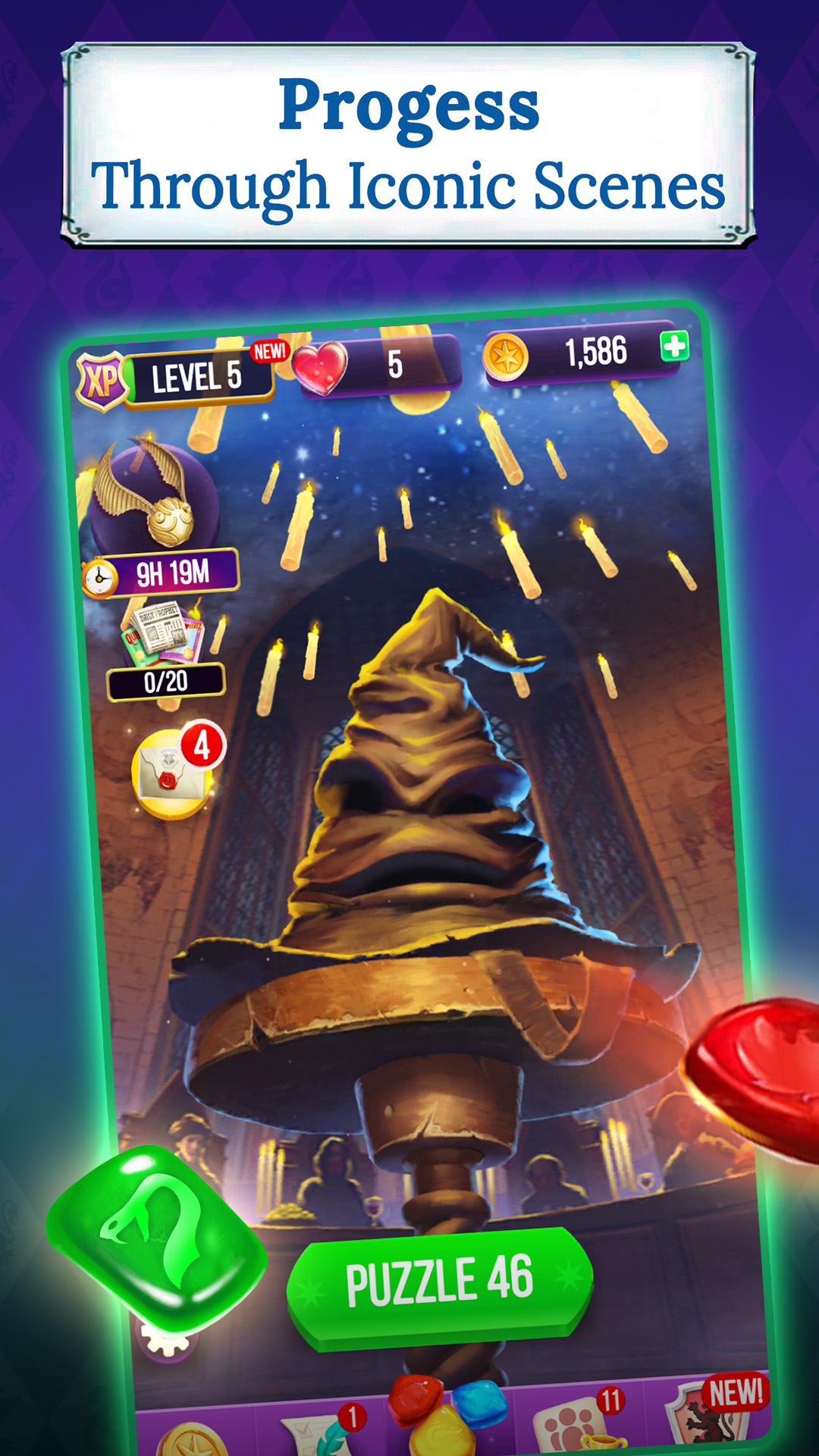 اسکرین شات 4 بازی Harry Potter: Puzzles & Spells