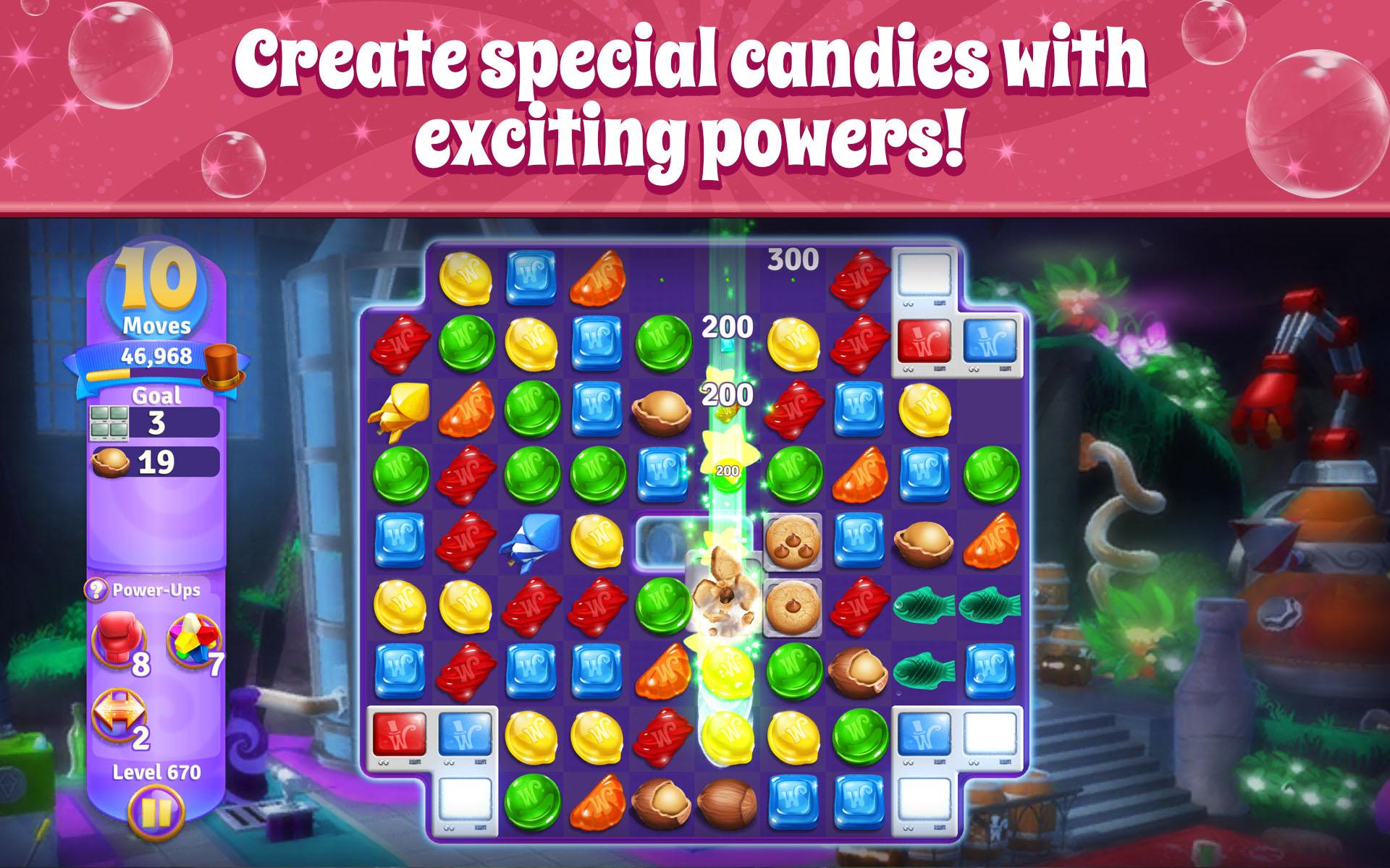 اسکرین شات 4 بازی Wonka's World of Candy Match 3