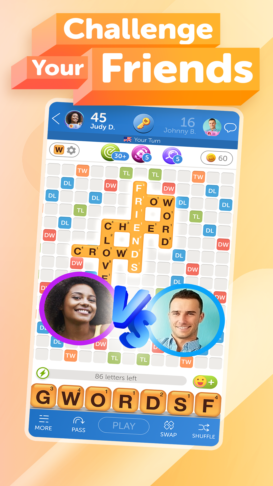 اسکرین شات 2 بازی Words With Friends Word Game