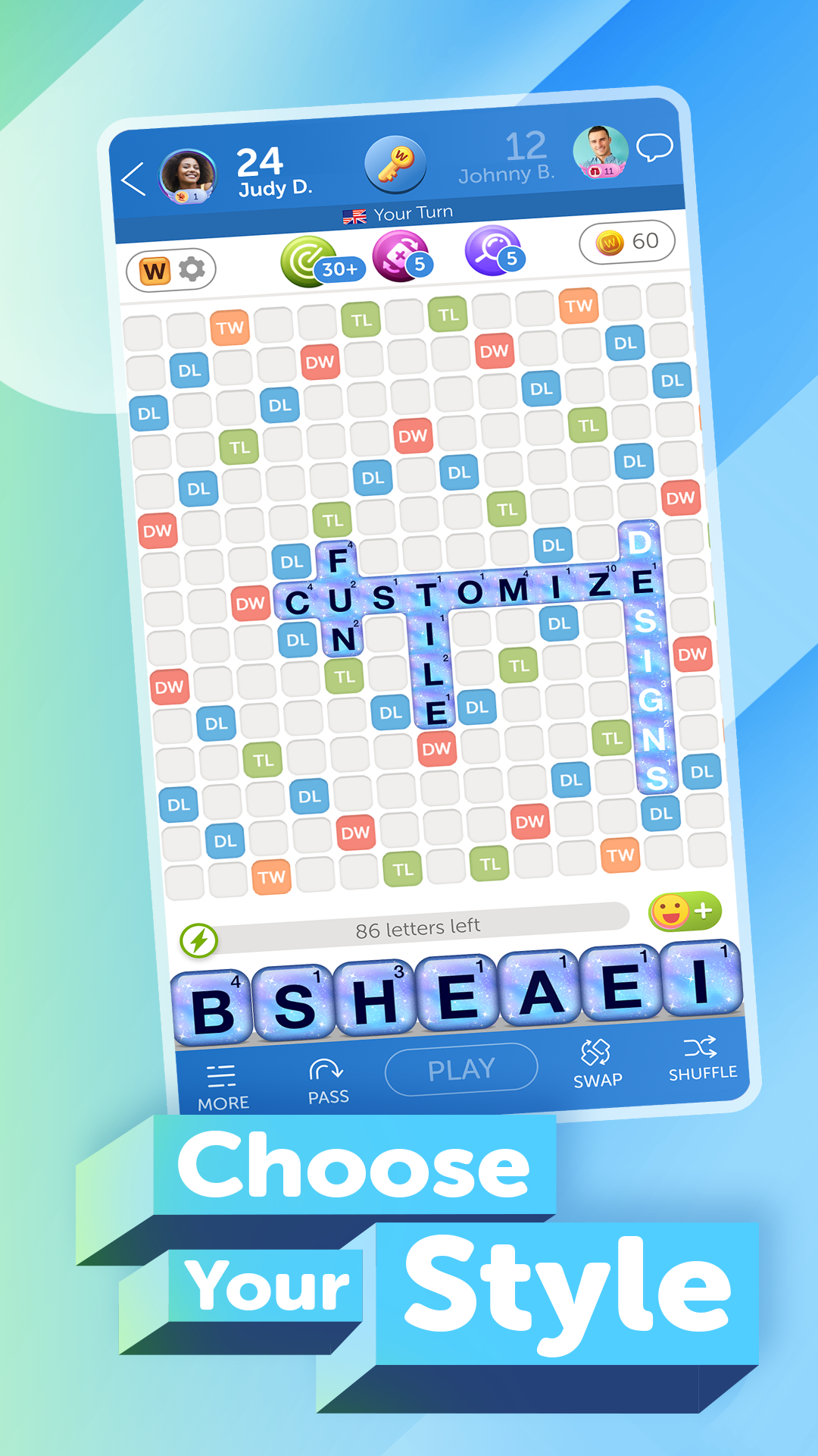 اسکرین شات 5 بازی Words With Friends Word Game