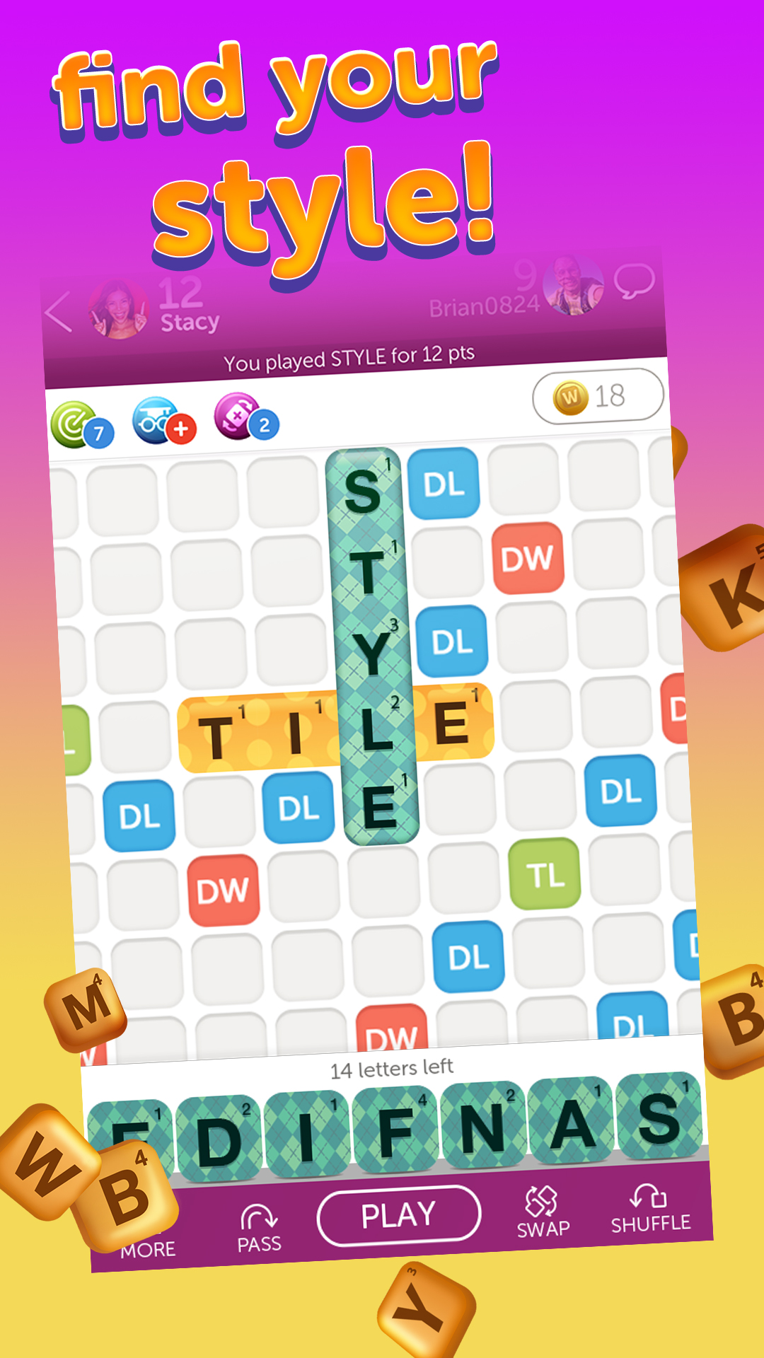 اسکرین شات 3 بازی Words With Friends 2 Word Game