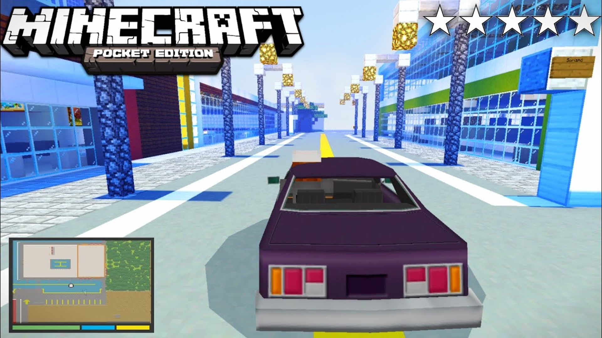 اسکرین شات 6 بازی GTA Craft Autos Theft Mod Mcpe