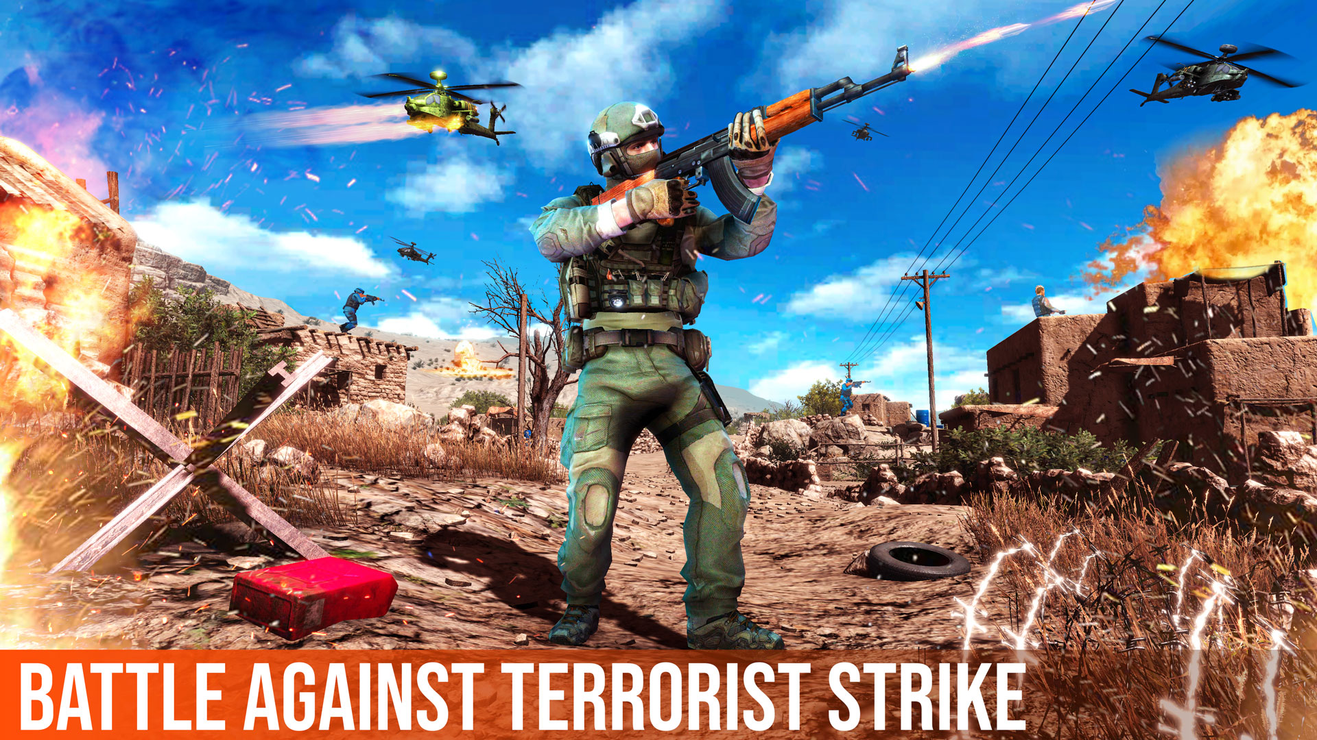 اسکرین شات 3 برنامه Survival fire battleground