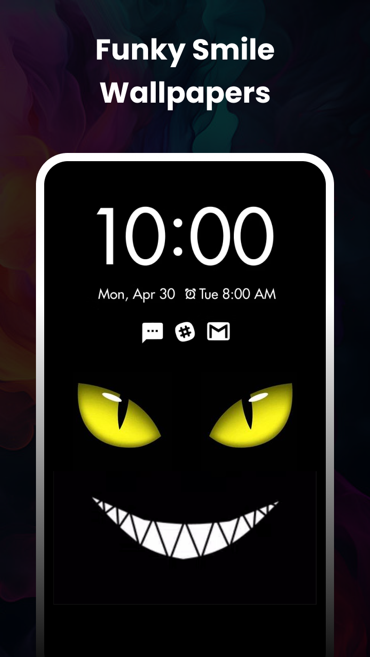 اسکرین شات 1 برنامه Funky Smile Wallpaper