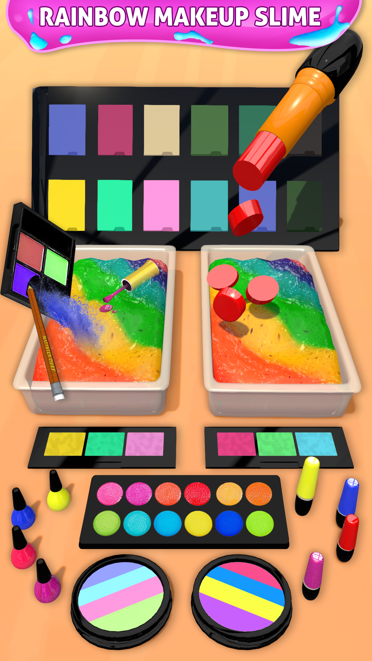 اسکرین شات 3 بازی Makeup Slime Simulator: ASMR