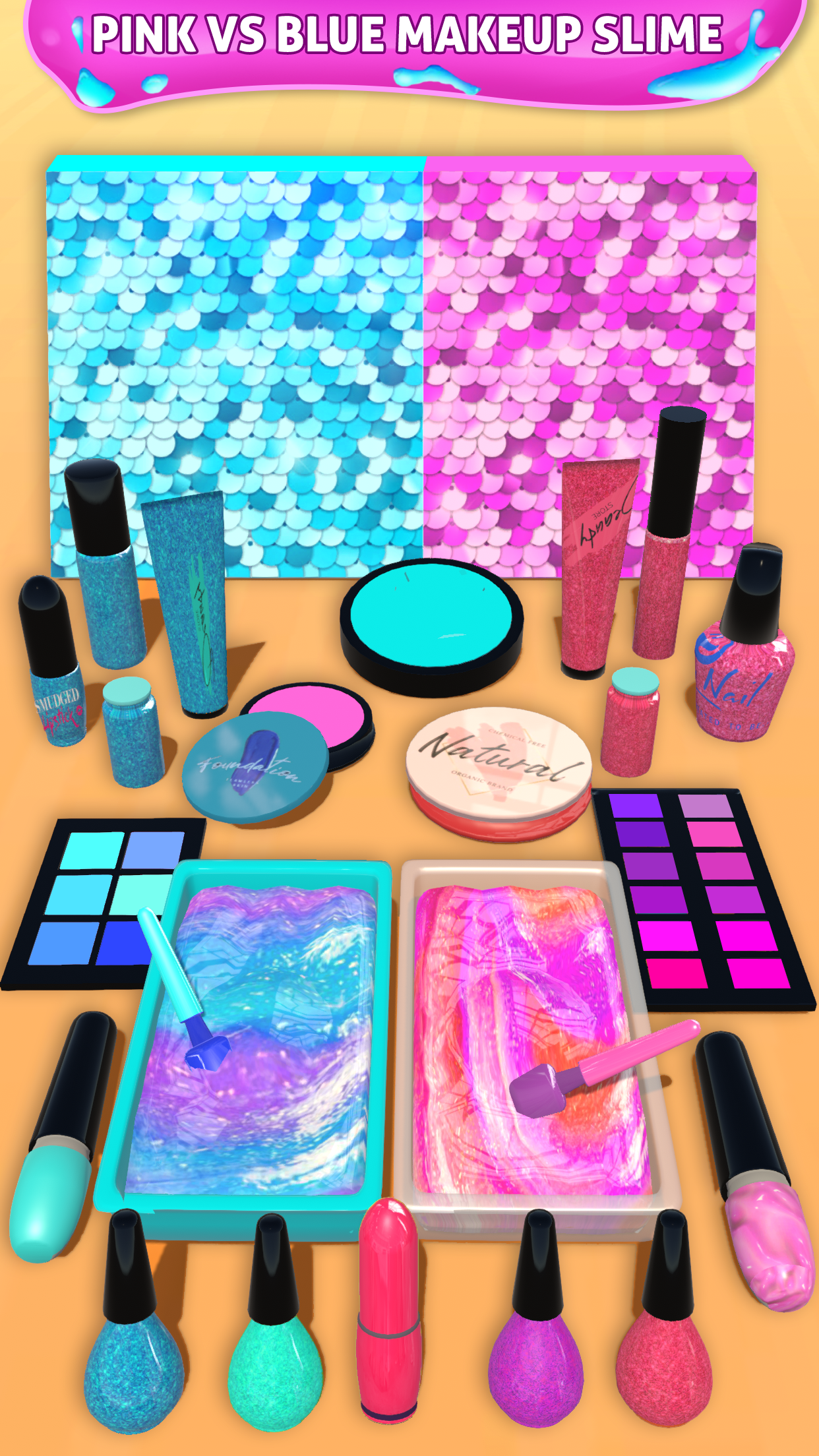اسکرین شات 2 بازی Makeup Slime Simulator: ASMR