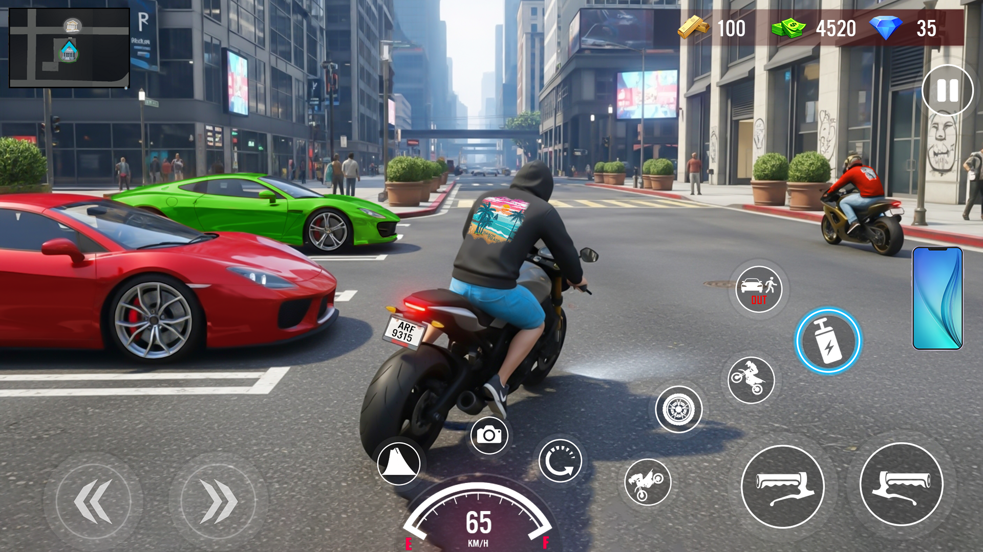 اسکرین شات 1 بازی Mad Street Crime Hustle Game