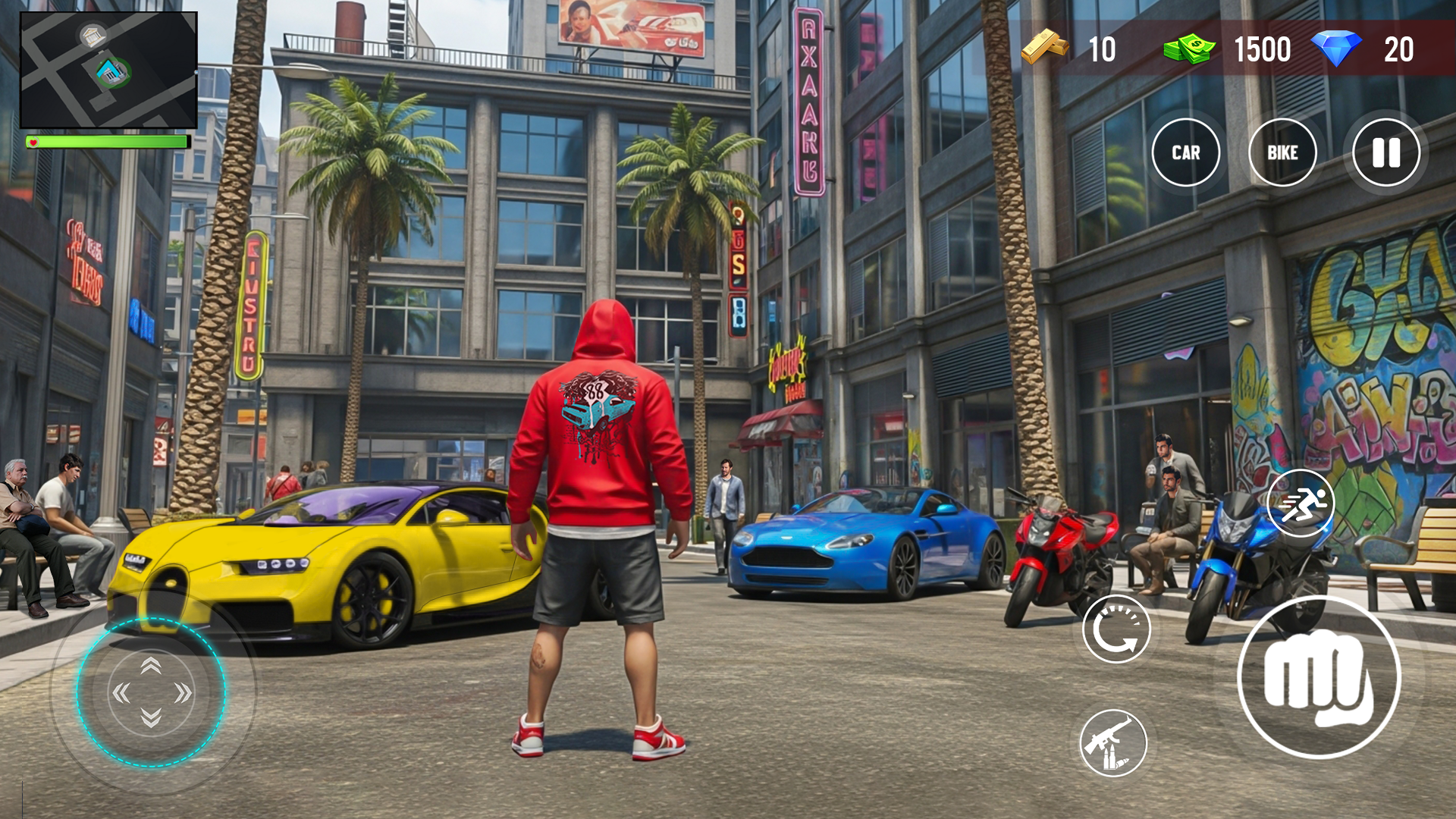 اسکرین شات 3 بازی Mad Street Crime Mafia Games