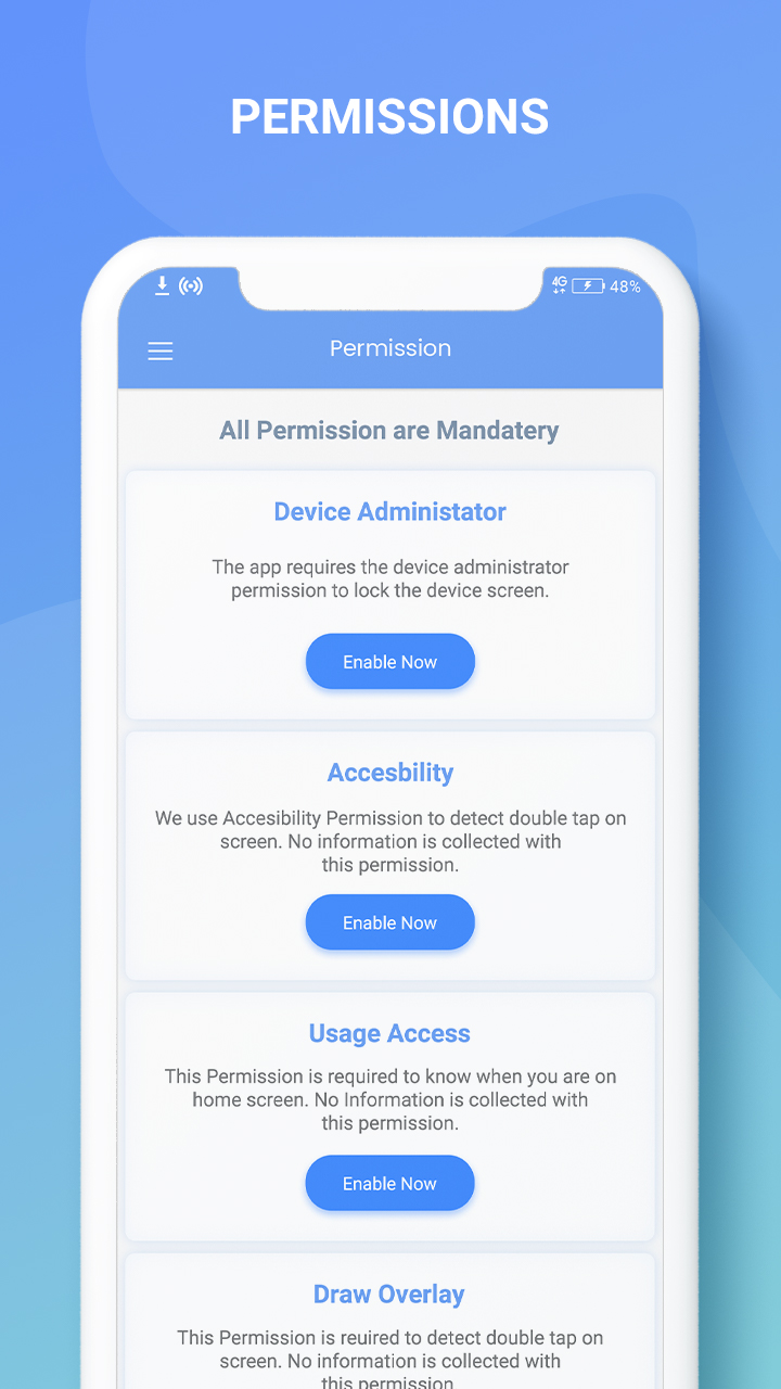 اسکرین شات 3 برنامه Double Tap Screen Off