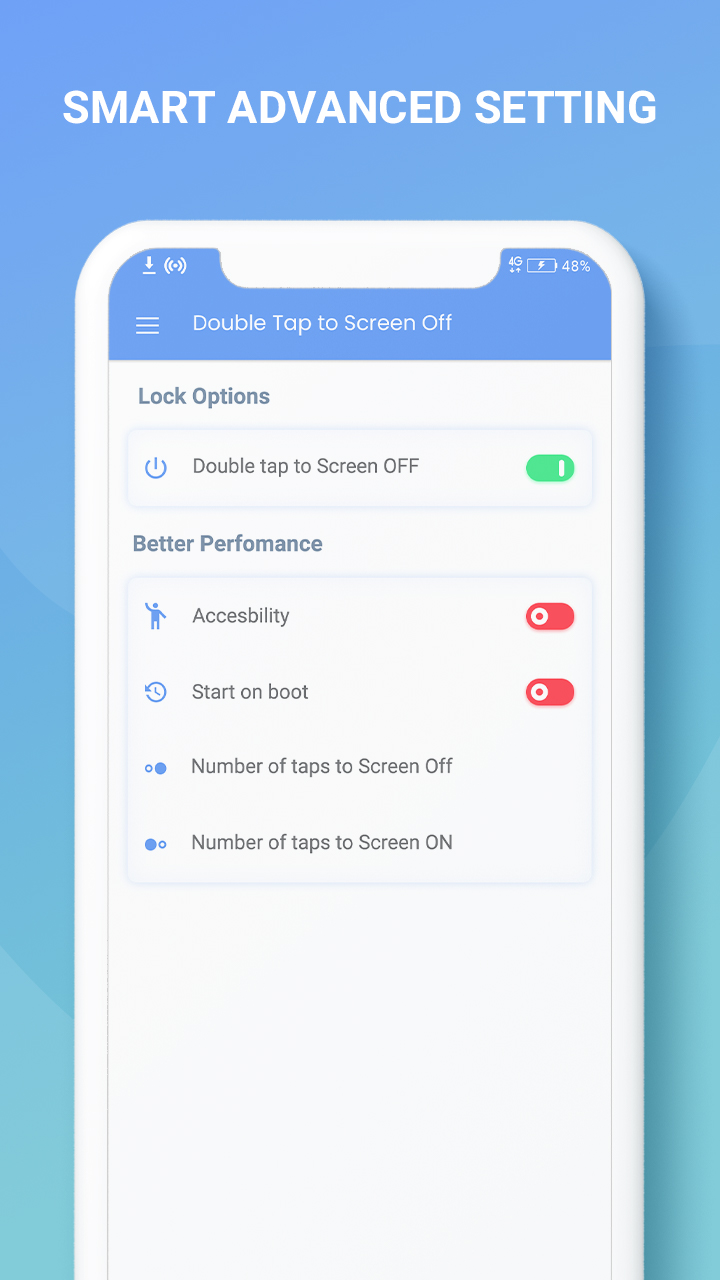 اسکرین شات 4 برنامه Double Tap Screen Off