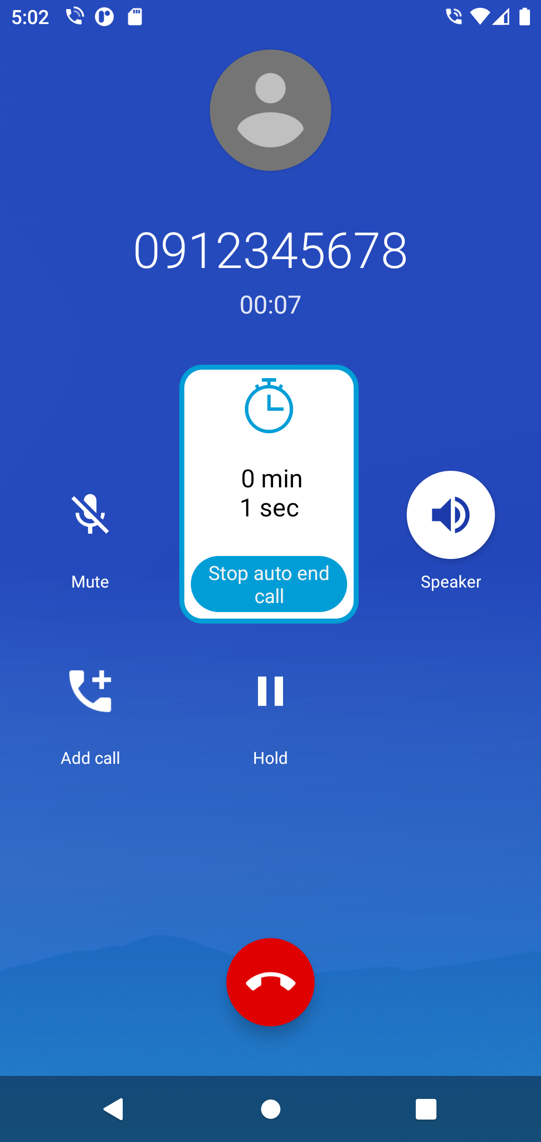 اسکرین شات 3 برنامه Auto Redial | call timer