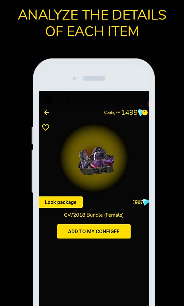 اسکرین شات 3 برنامه ConfigFF PRO - skins & diamond