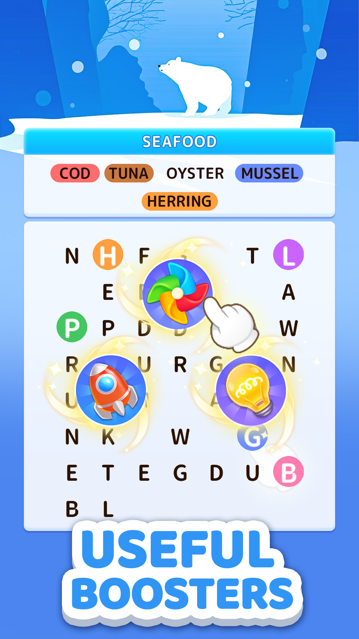 اسکرین شات 5 بازی Ring of Words: Find Words