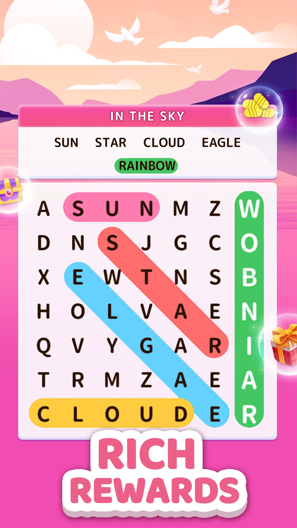 اسکرین شات 6 بازی Ring of Words: Find Words