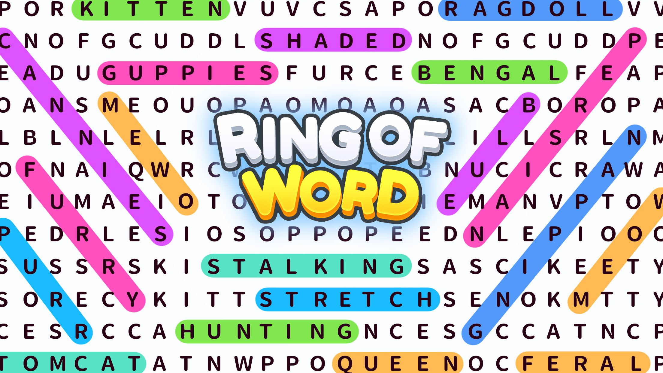 اسکرین شات 1 بازی Ring of Words: Find Words