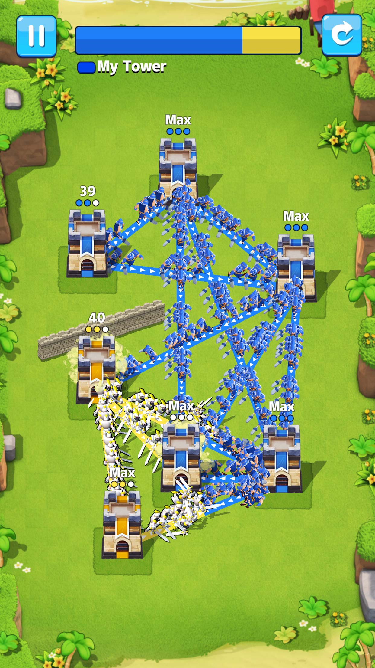 اسکرین شات 2 بازی Conquer the Kingdom: Tower War