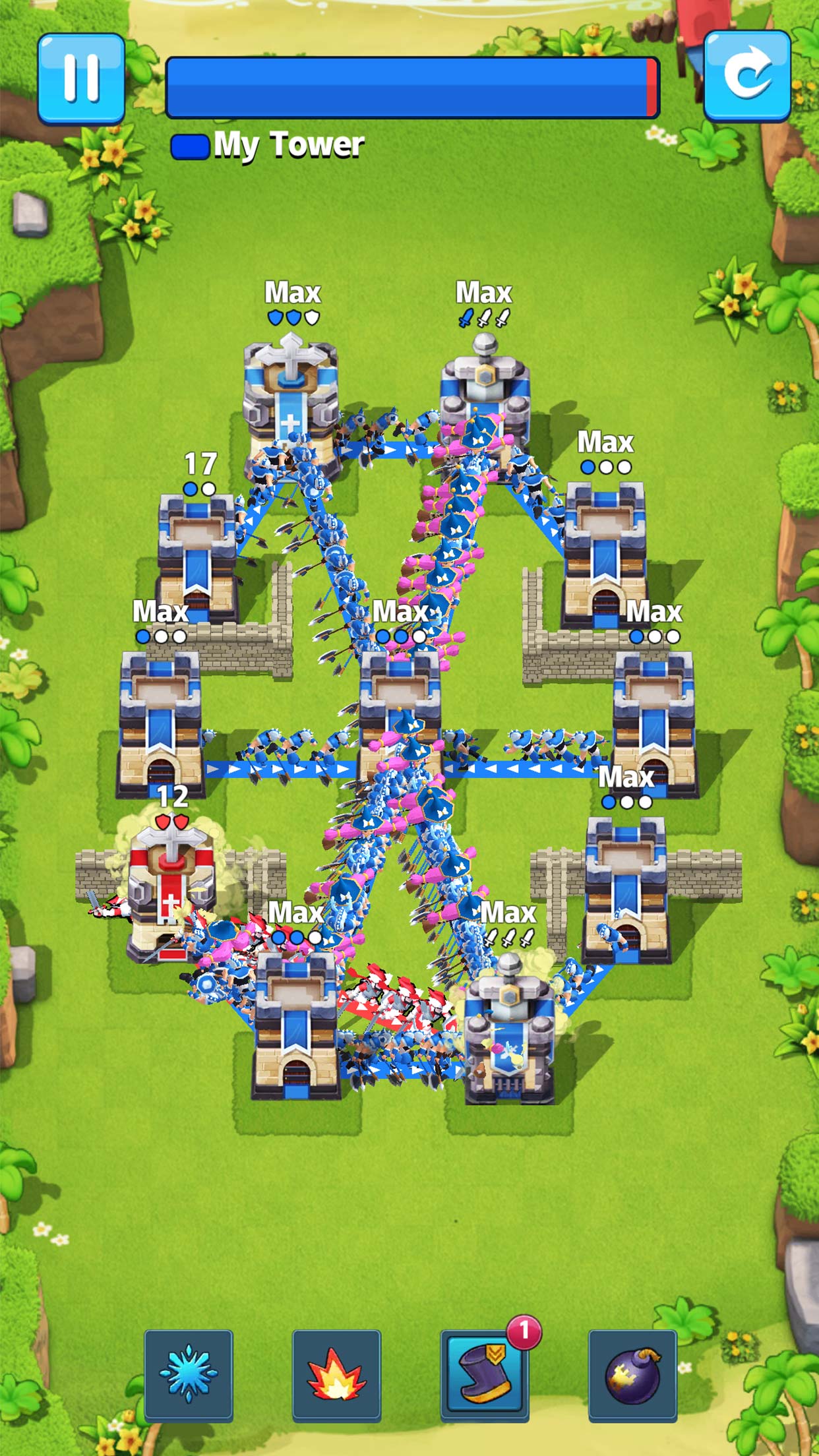 اسکرین شات 4 بازی Conquer the Kingdom: Tower War