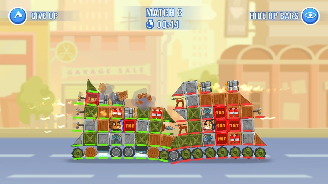 اسکرین شات 3 بازی Boom-Boom Cars: Craft & Fight!