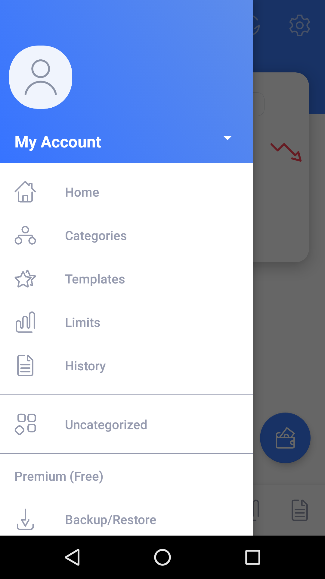 اسکرین شات 6 برنامه Xərclərim - Expense Manager