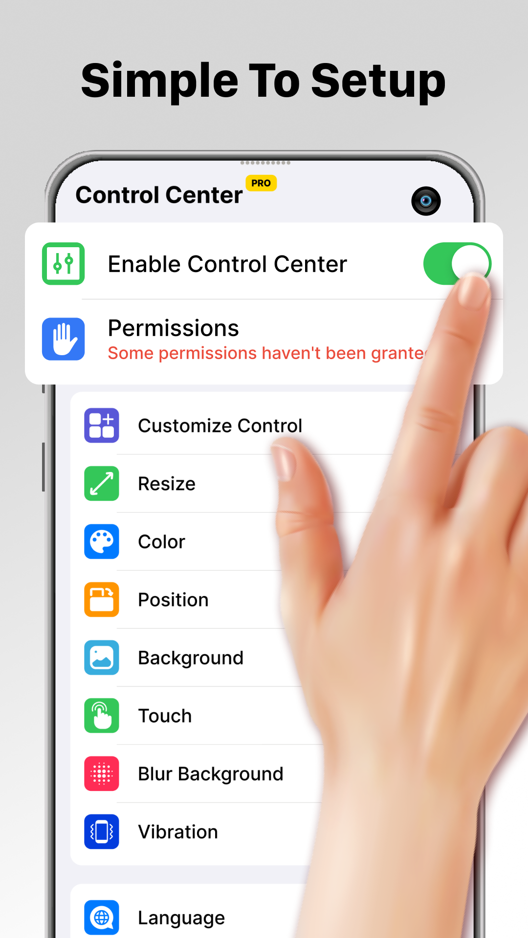 اسکرین شات برنامه Controlify: Control Center Pro 4